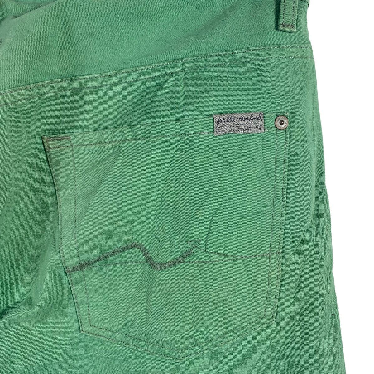 7 For All Mankind 7 FOR ALL MANKIND green colour jeans Size US 35 - 17 Thumbnail