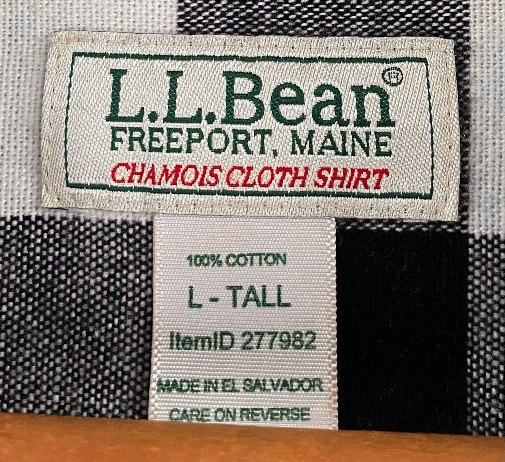 L.L. Bean Y2K LL Bean Chamois Buffalo Plaid Flannel Shirt XL Tall Size US XL / EU 56 / 4 - 3 Thumbnail