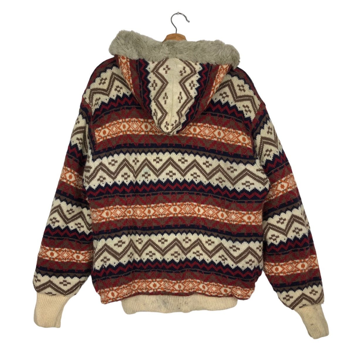 Hysteric Glamour 🔥90s Navajo Aztec Design Rio Brothers Striped Hoodie Winter Size US L / EU 52-54 / 3 - 8 Thumbnail