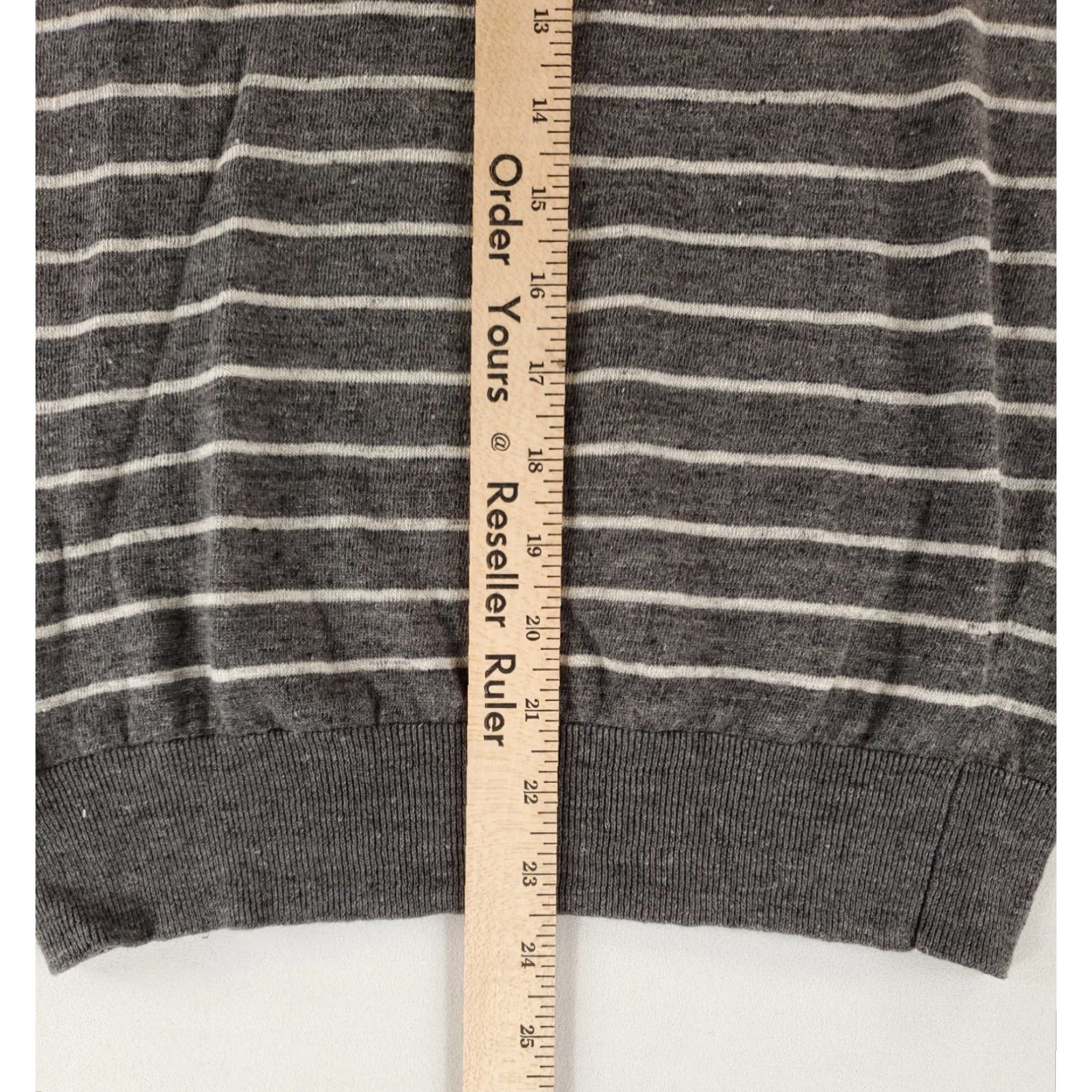 Suitsupply Suitsupply Linen Cotton Crew Neck Pullover Sweater Lightweight Gray Mens M Size US M / EU 48-50 / 2 - 5 Thumbnail