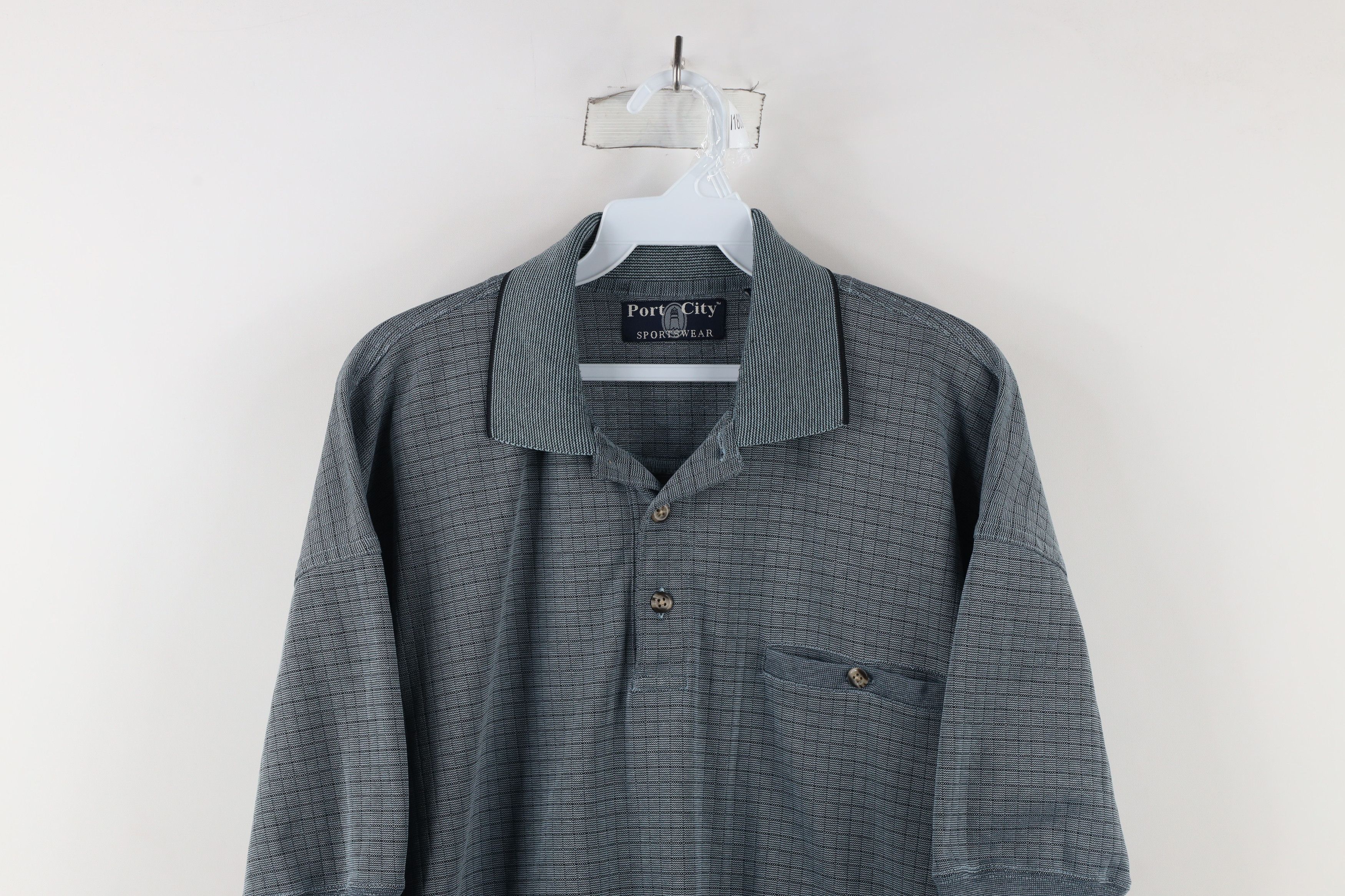 Vintage Vintage 90s Streetwear Collared Pullover Polo Shirt Size US L / EU 52-54 / 3 - 2 Thumbnail