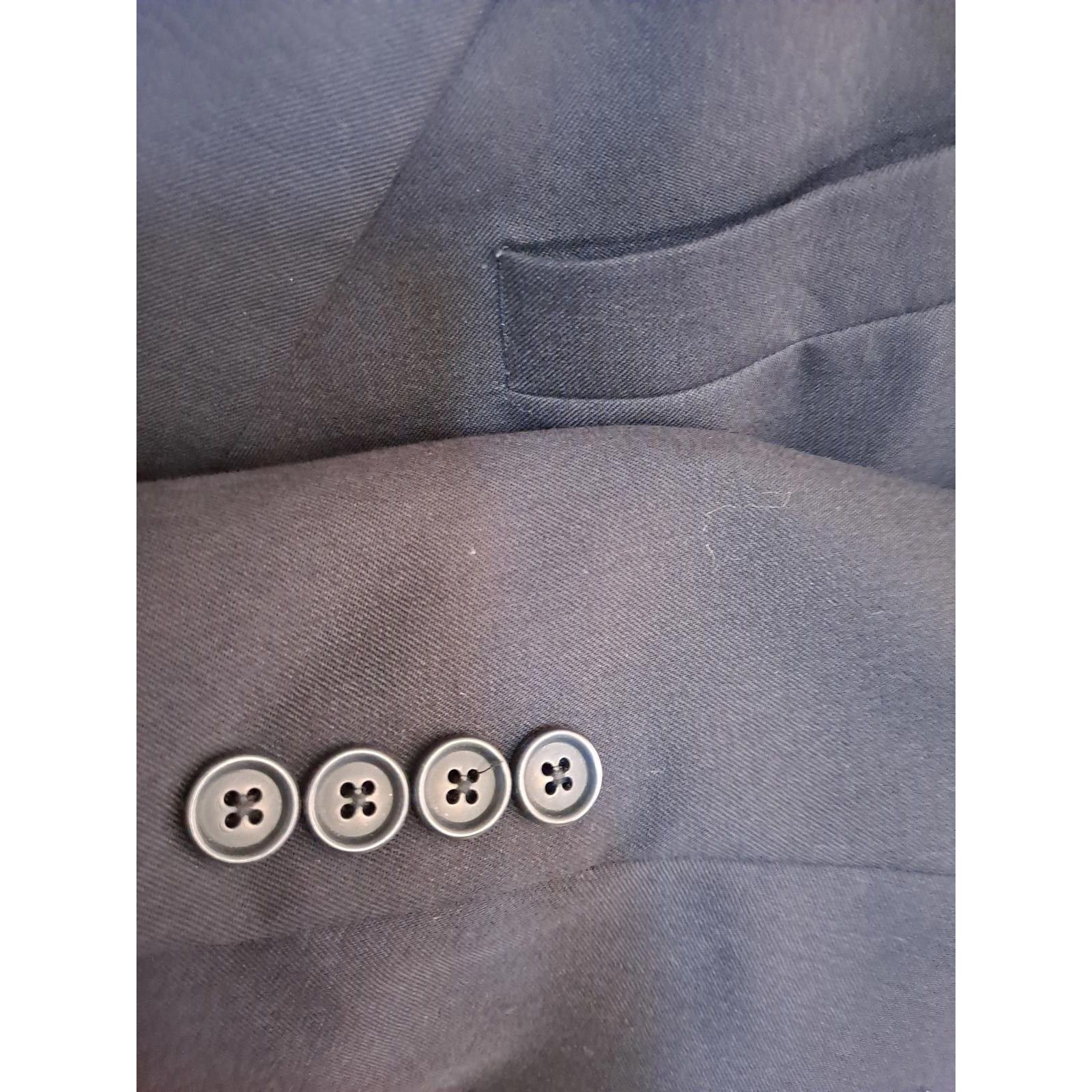 Chaps Chaps Black 3 Button Blazer 100% Wool Size 42R Size 42R - 2 Thumbnail
