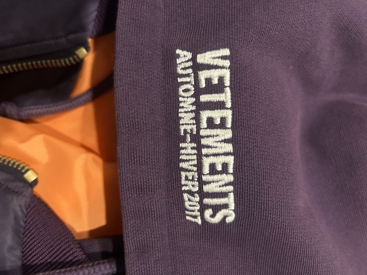 Vetements Vetements Total Fucking Darkness TFD bomber jacket Size US S / EU 44-46 / 1 - 4 Thumbnail
