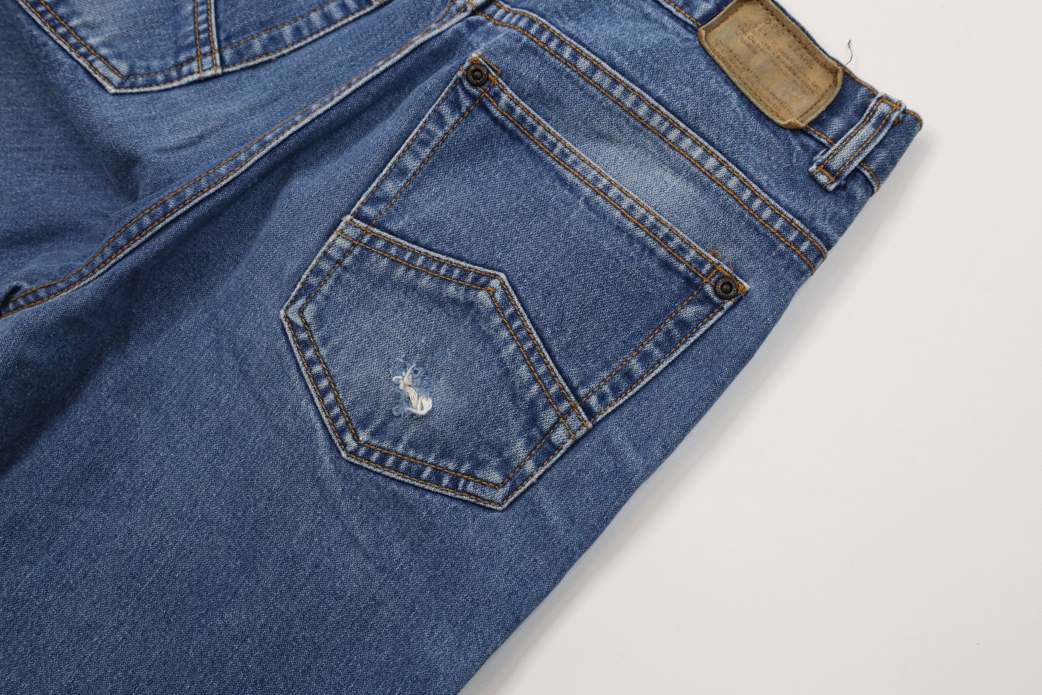 Vintage Vintage 70s 80s Streetwear Straight Leg Denim Jeans Blue Size 28" / US 6 / IT 42 - 13 Thumbnail