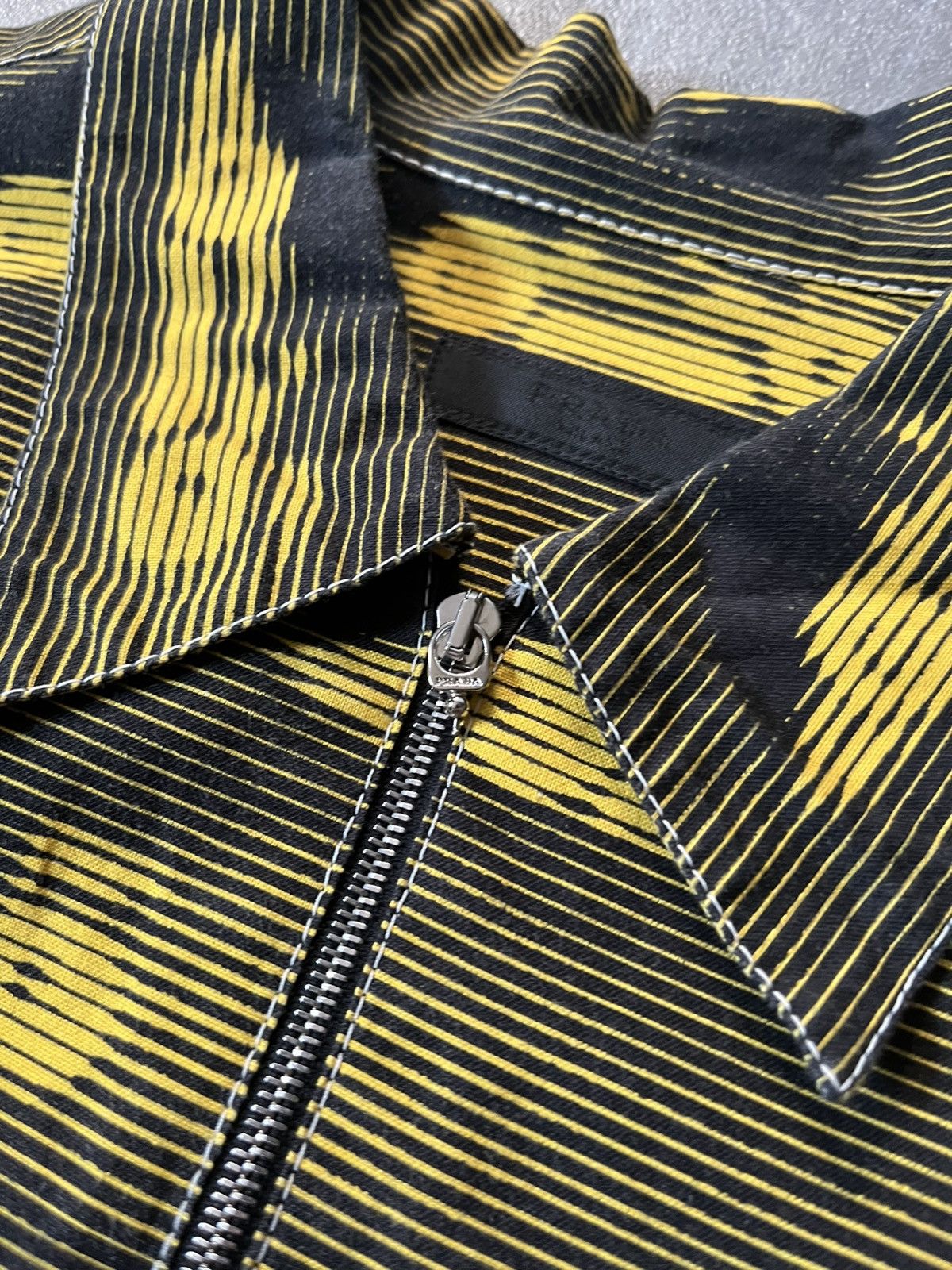 Prada Prada S/S 15 racing all over zip jacket yellow black Size US XL / EU 56 / 4 - 10 Thumbnail