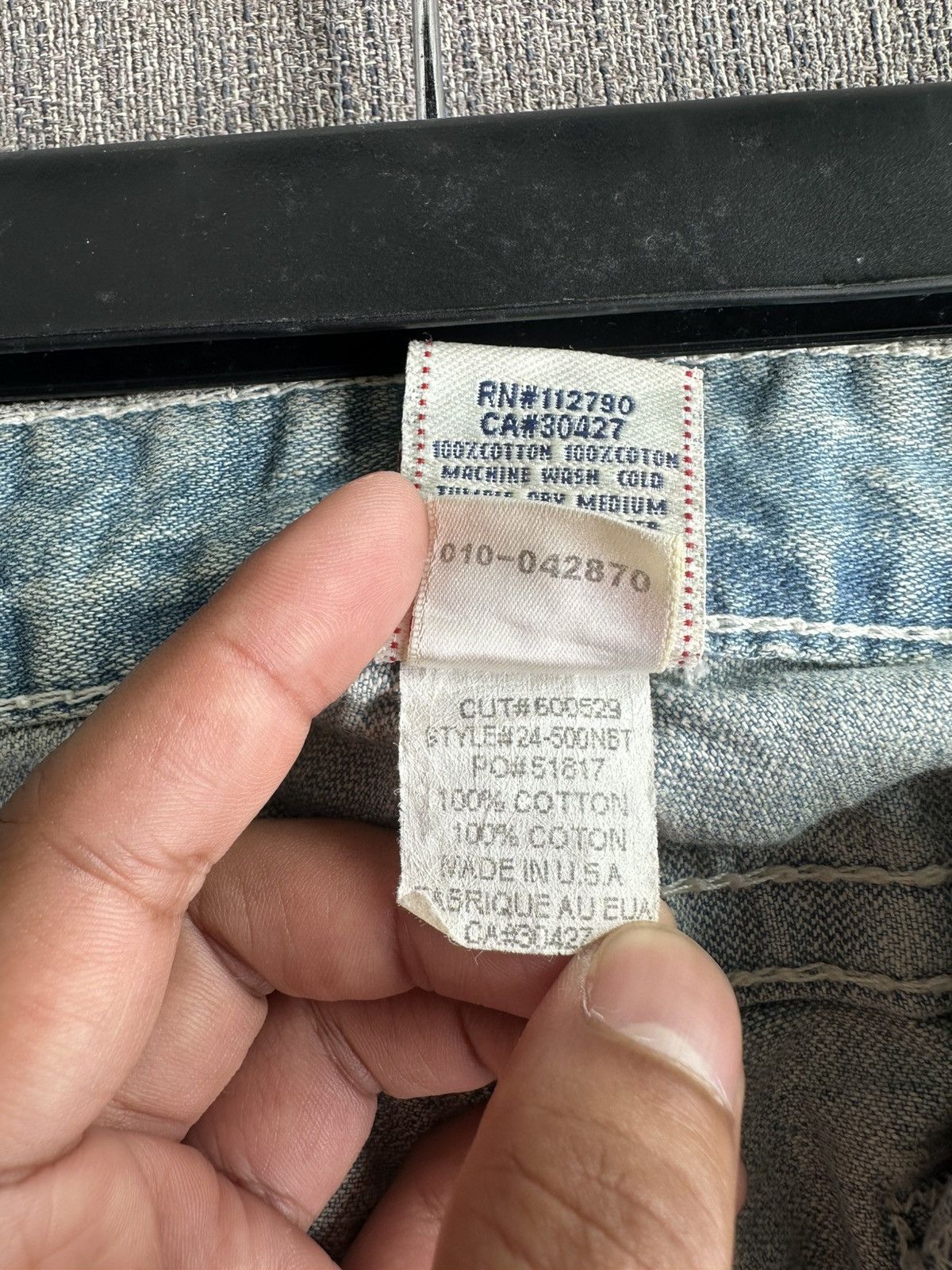 True Religion Vintage True Religion Denim Jeans Unisex Size 36" / US 14 / IT 50 - 6 Thumbnail