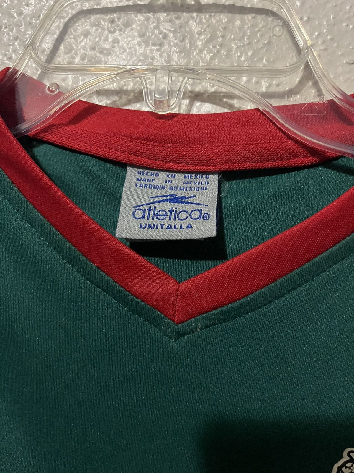 Atletica Mexico 2002 World Cup Jersey Size US L / EU 52-54 / 3 - 6 Thumbnail