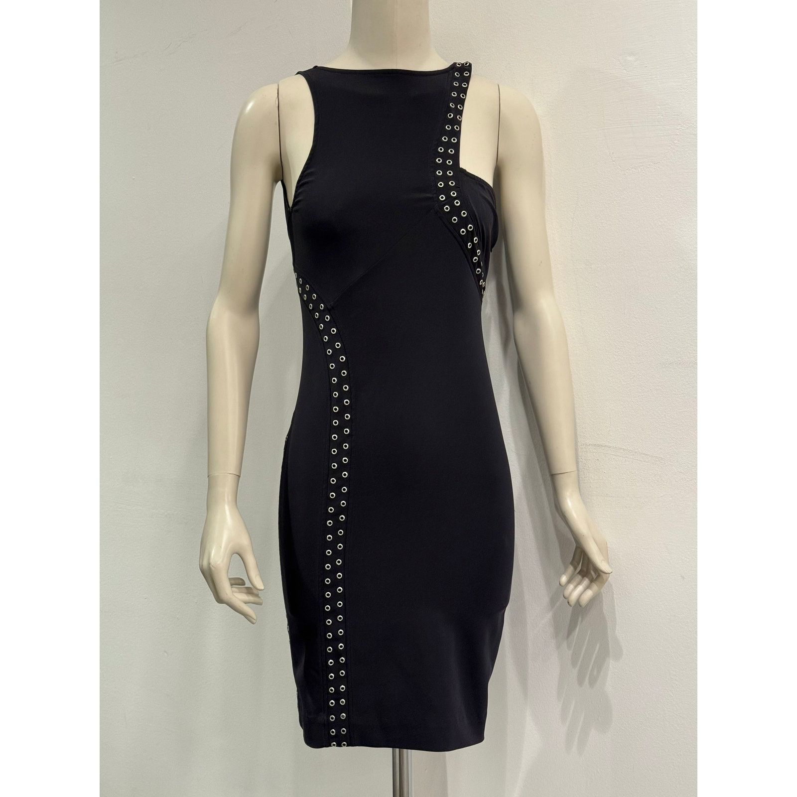 Versace S/S2003 Gianni Versace runway bodycon cutout dress Size S / US 4 / IT 40 - 1 Thumbnail