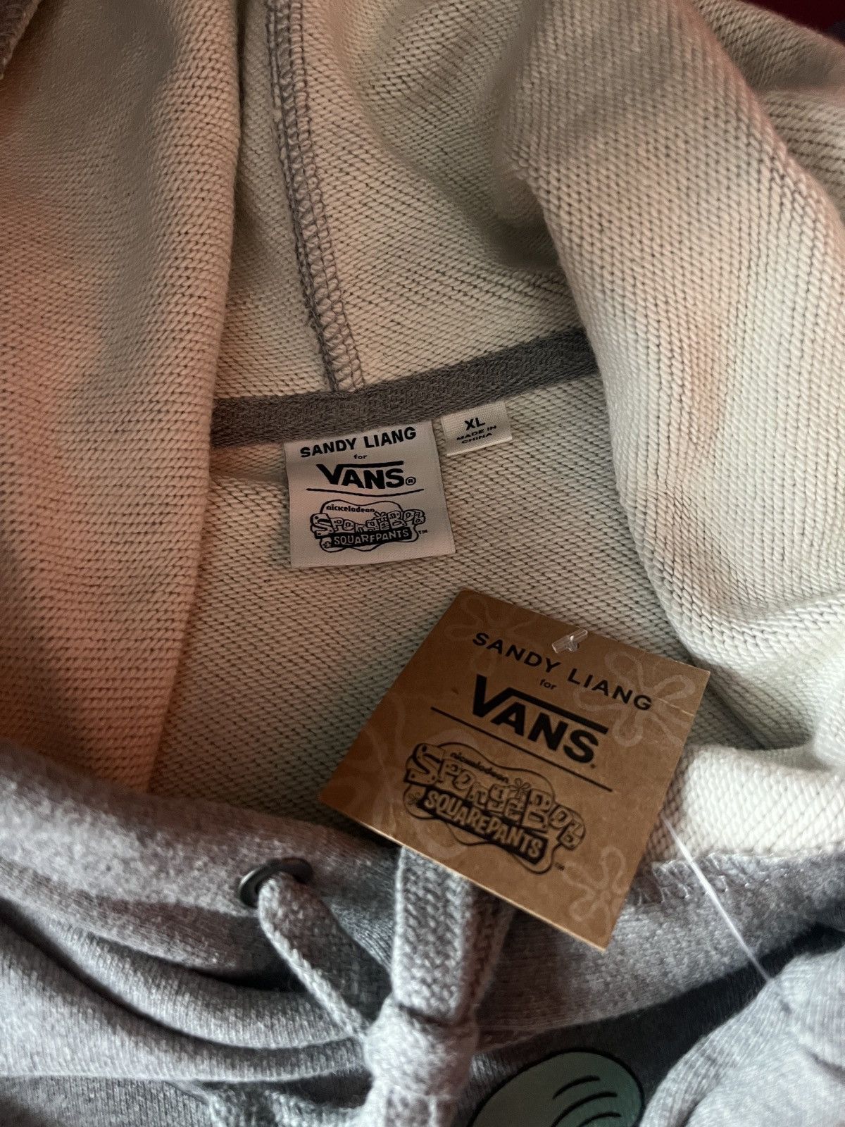Sandy Liang × Vans NWT Vans X Sandy Liang Spongebob Square Pants Gray Hoodie XL Size XL / US 12-14 / IT 48-50 - 6 Thumbnail
