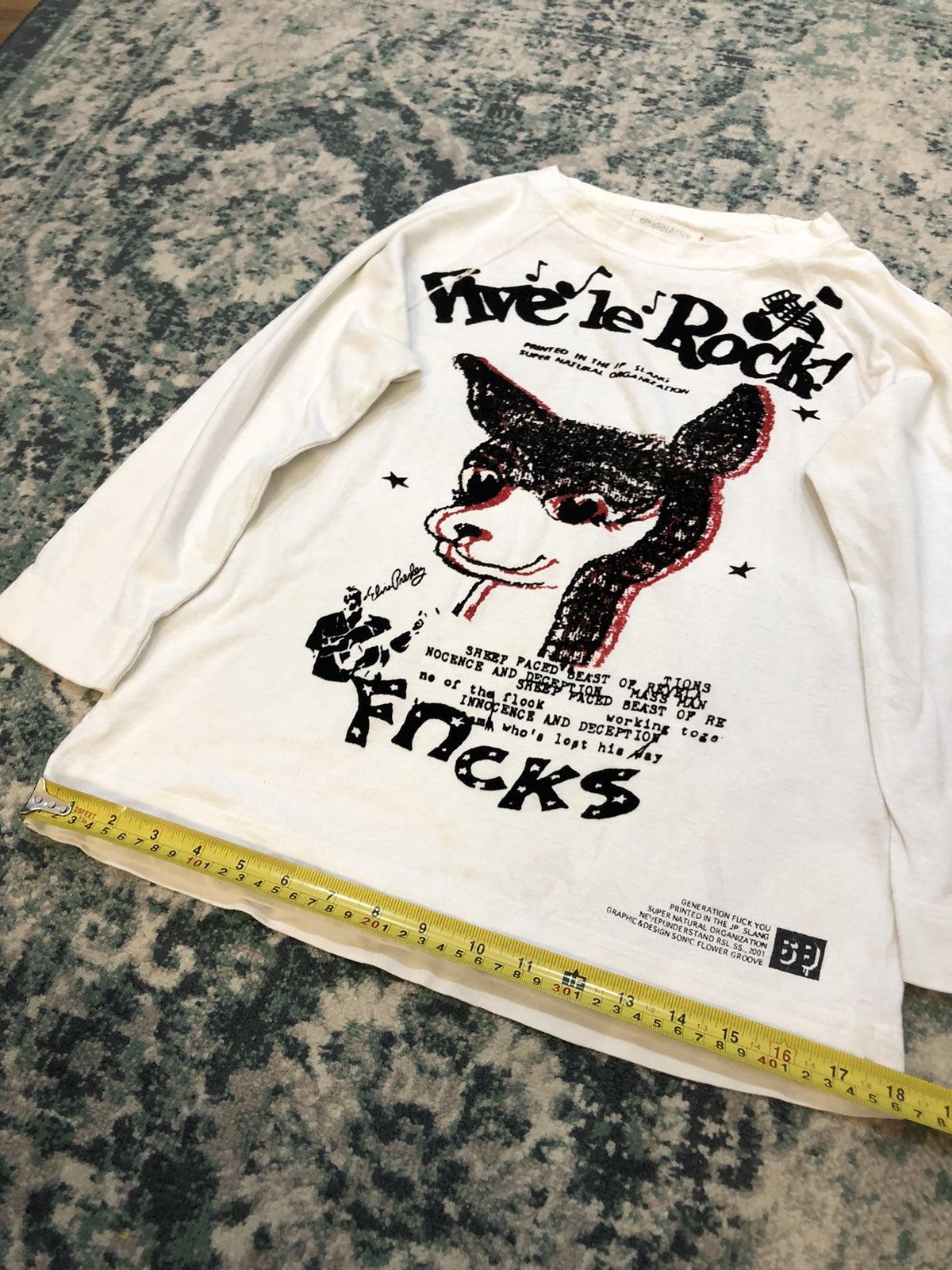 Japanese Brand × Malcolm McLaren × Seditionaries Rna Vive La Rock Muslin Malcom Mclaren Style Size US M / EU 48-50 / 2 - 12 Thumbnail