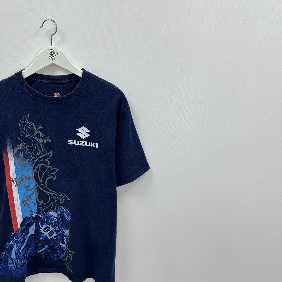 Vintage Vintage 00s Suzuki washed Motorcycle racing tee y2k FOTL og Size US L / EU 52-54 / 3 - 2 Thumbnail