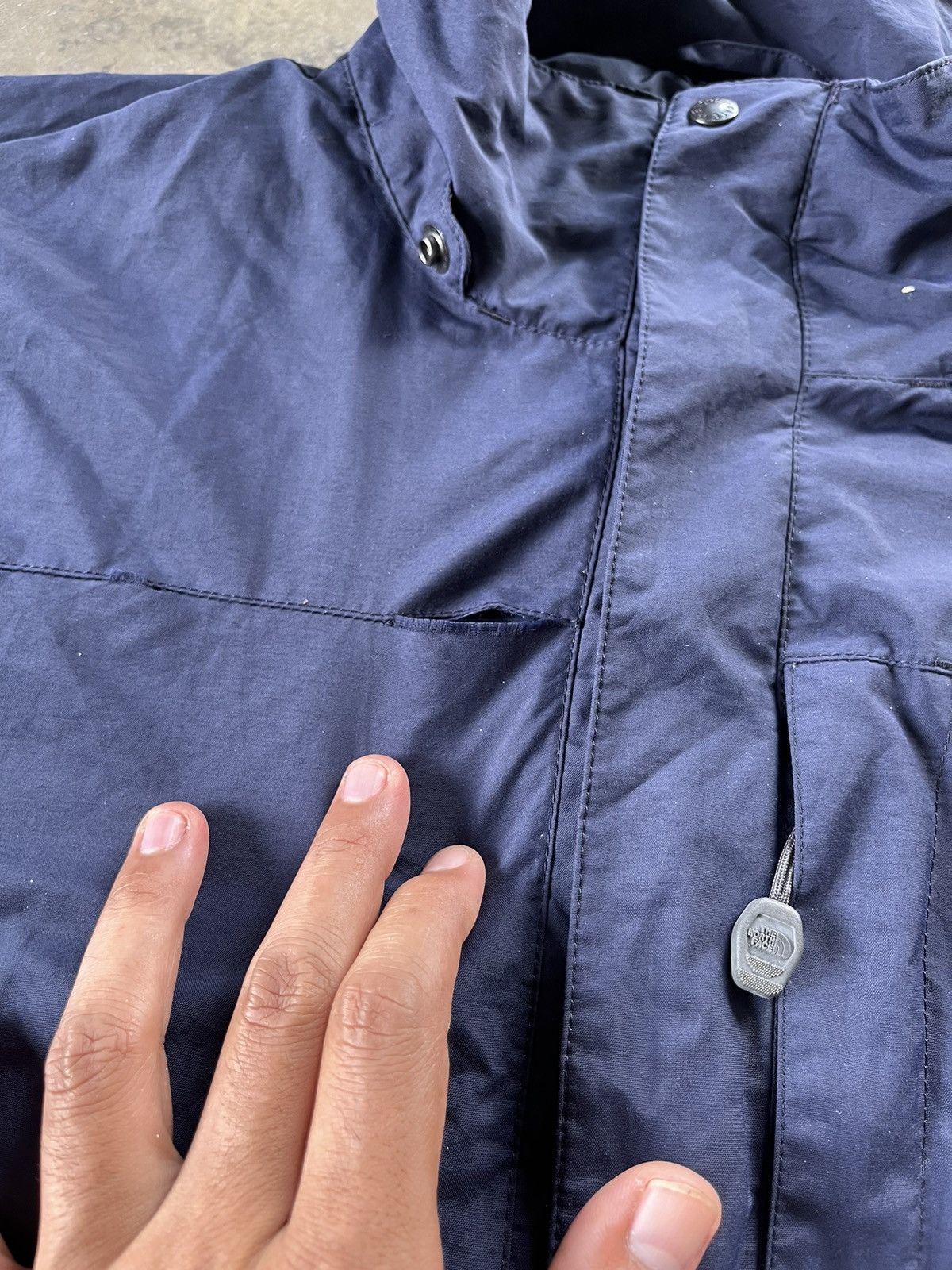 Japanese Brand × The North Face ⚡️The North Face Hyvent Zipper Up Jacket Distressed Size US L / EU 52-54 / 3 - 10 Thumbnail