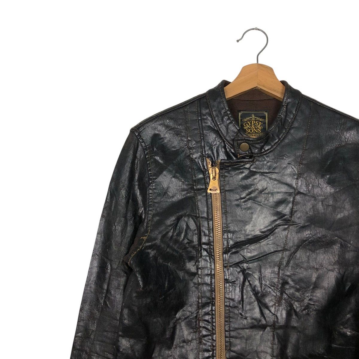Hysteric Glamour 🔥VINTAGE SOFT LEATHER BIKER JACKET GYPSY & SONS JAPAN Size US M / EU 48-50 / 2 - 9 Thumbnail