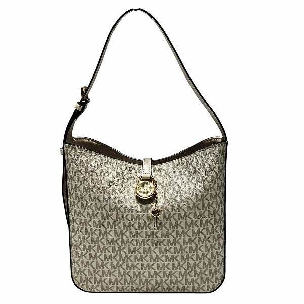 Michael Kors Michael Kors Michael Kors MK Signature Coated Canvas Shoulder Bag Canvas Shoulder Bag 35F4G1YS5B Size ONE SIZE - 1 Thumbnail