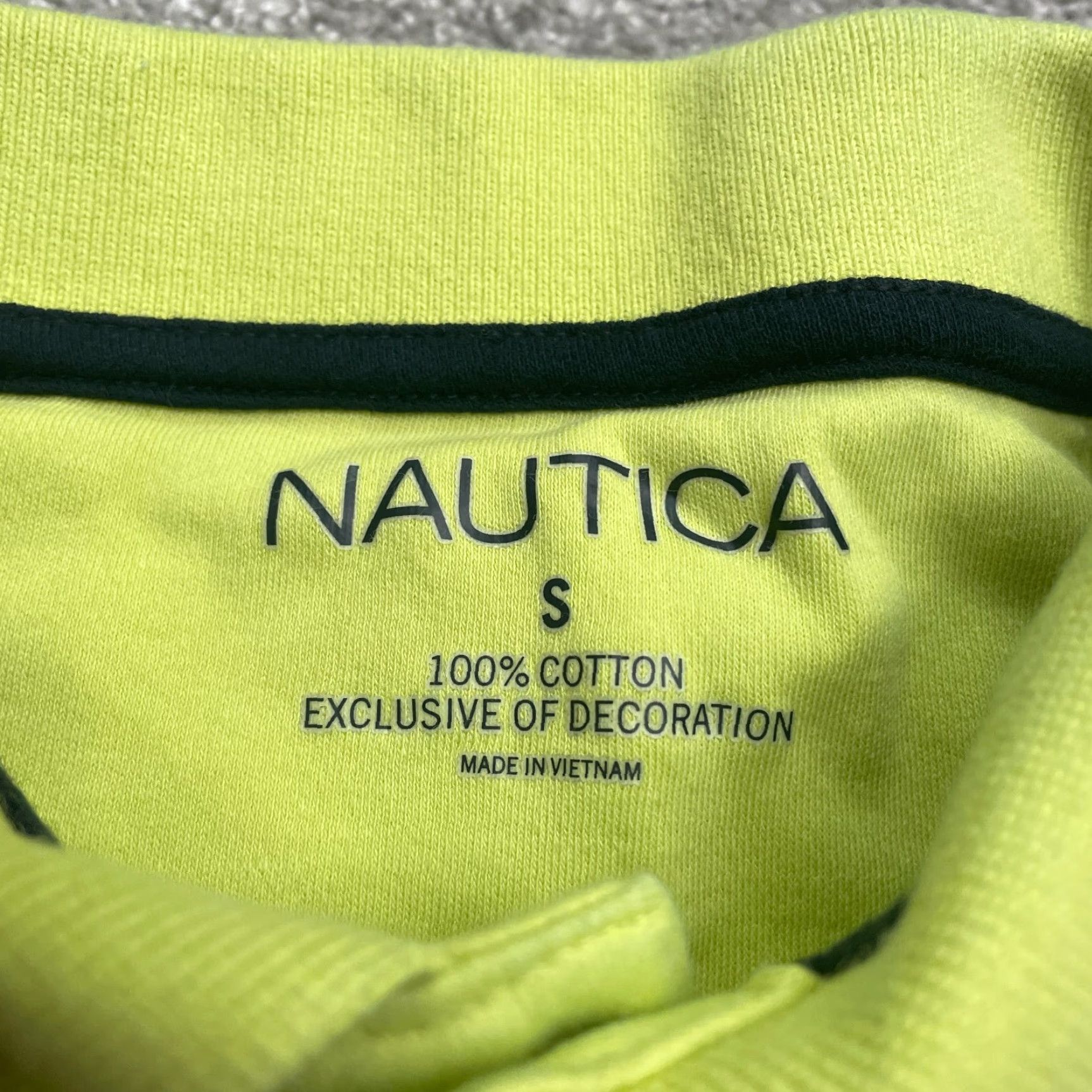 Nautica Nautica Polo Shirt Mens Small Green 100% Cotton Short Sleeve Golf Tennis Stretch Short Sleeve Polo Mens Green Regular Classic Sports Size US S / EU 44-46 / 1 - 4 Thumbnail