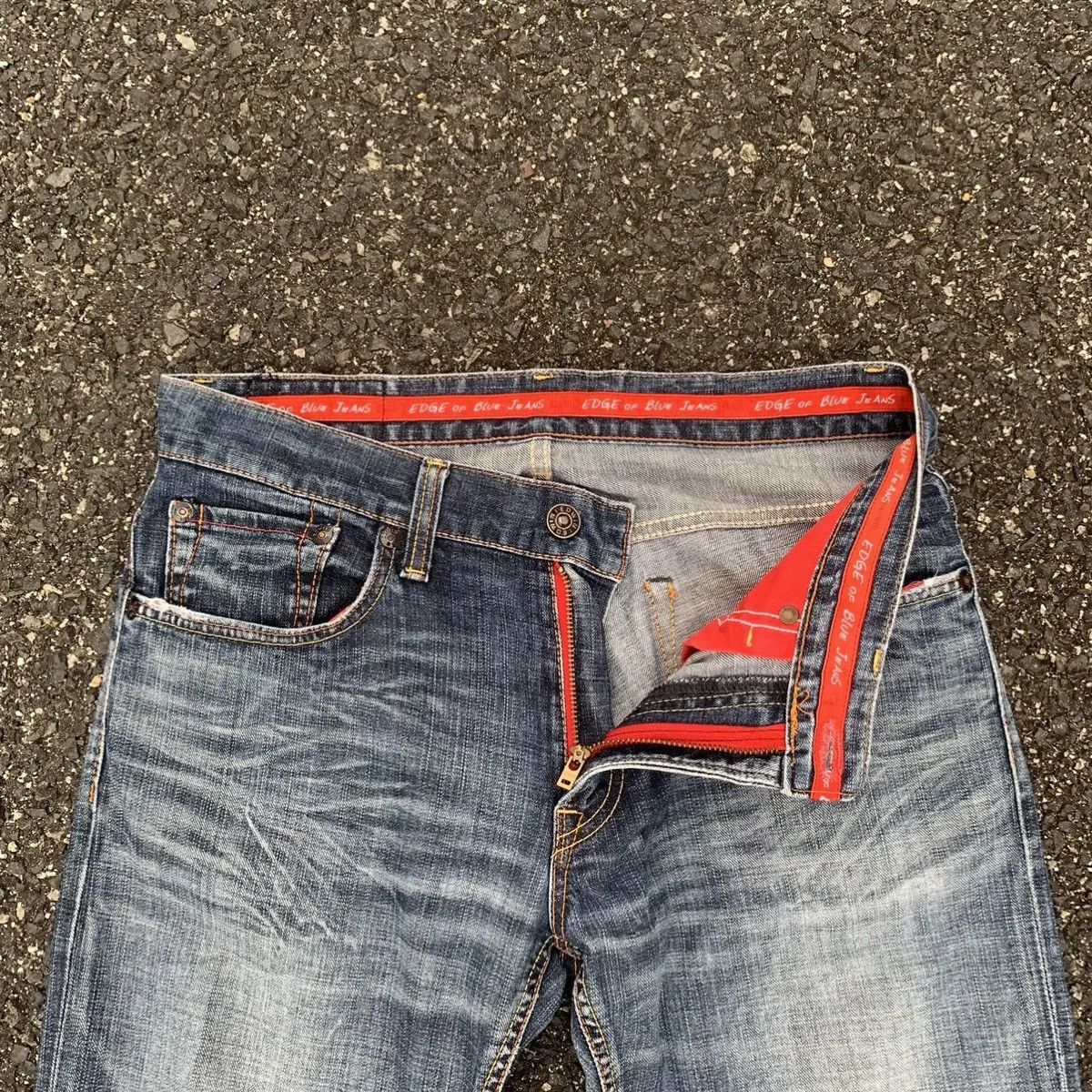 Pro Edge Vintage Edwin 512 Jeans 34x31 Mini Flare Denim Bootcut Pants Size US 34 / EU 50 - 7 Thumbnail