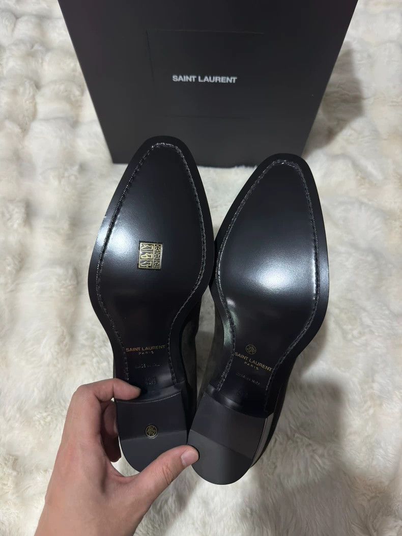 Saint Laurent Paris Saint Laurent Paris Suede Chelsea boots Size US 9.5 / EU 42-43 - 4 Thumbnail