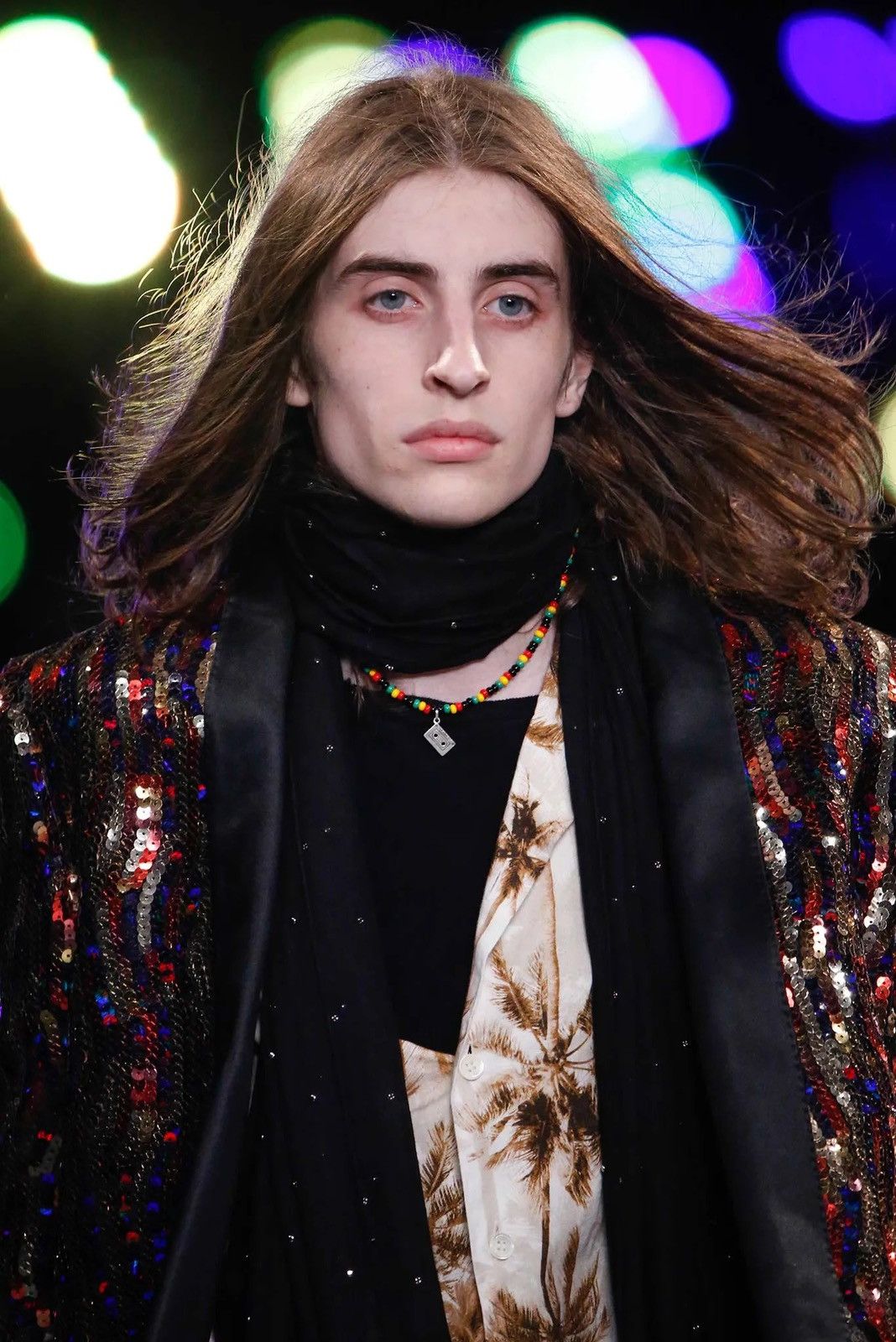 Saint Laurent Paris SAINT LAURENT PARIS BY HEDI SLIMANE 16SS Runway Scarf Size ONE SIZE - 9 Thumbnail