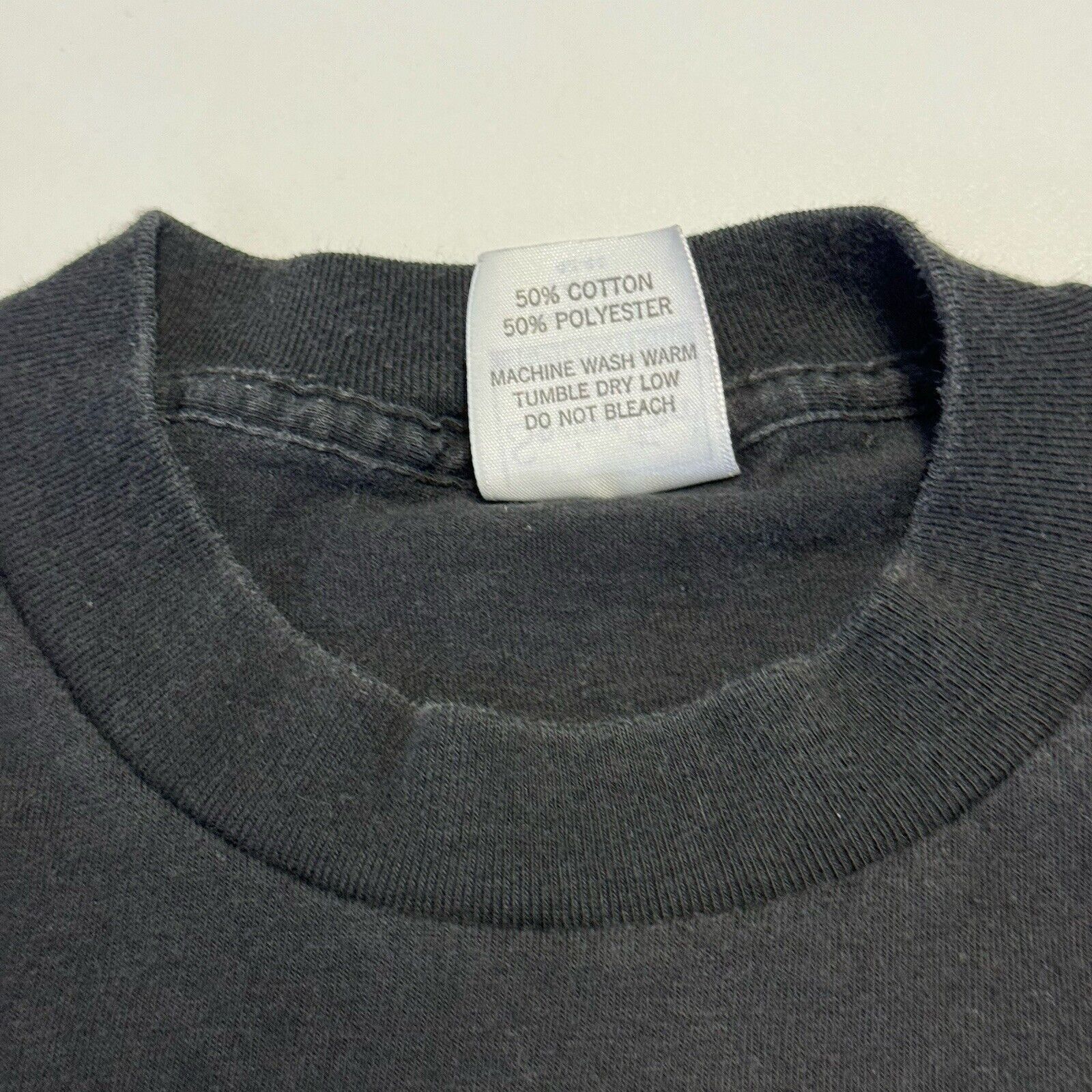 Band Tees Vintage Steve Morse 1989 Tour T Shirt Mens Large Black Band Size US L / EU 52-54 / 3 - 4 Thumbnail
