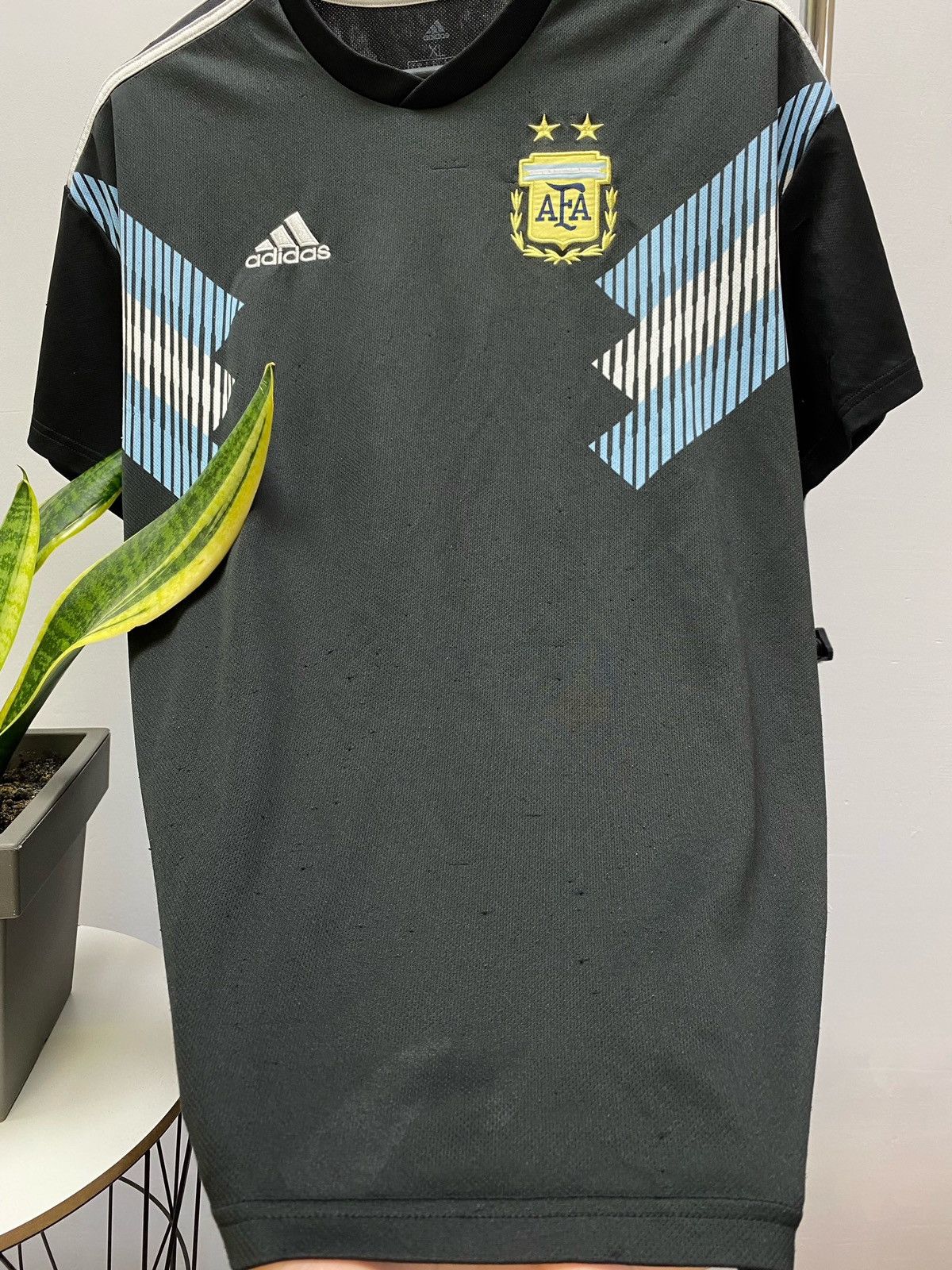 Adidas Adidas ARGENTINA 2018 2019 Away Football Shirt Soccer Jersey Size US XL / EU 56 / 4 - 8 Thumbnail