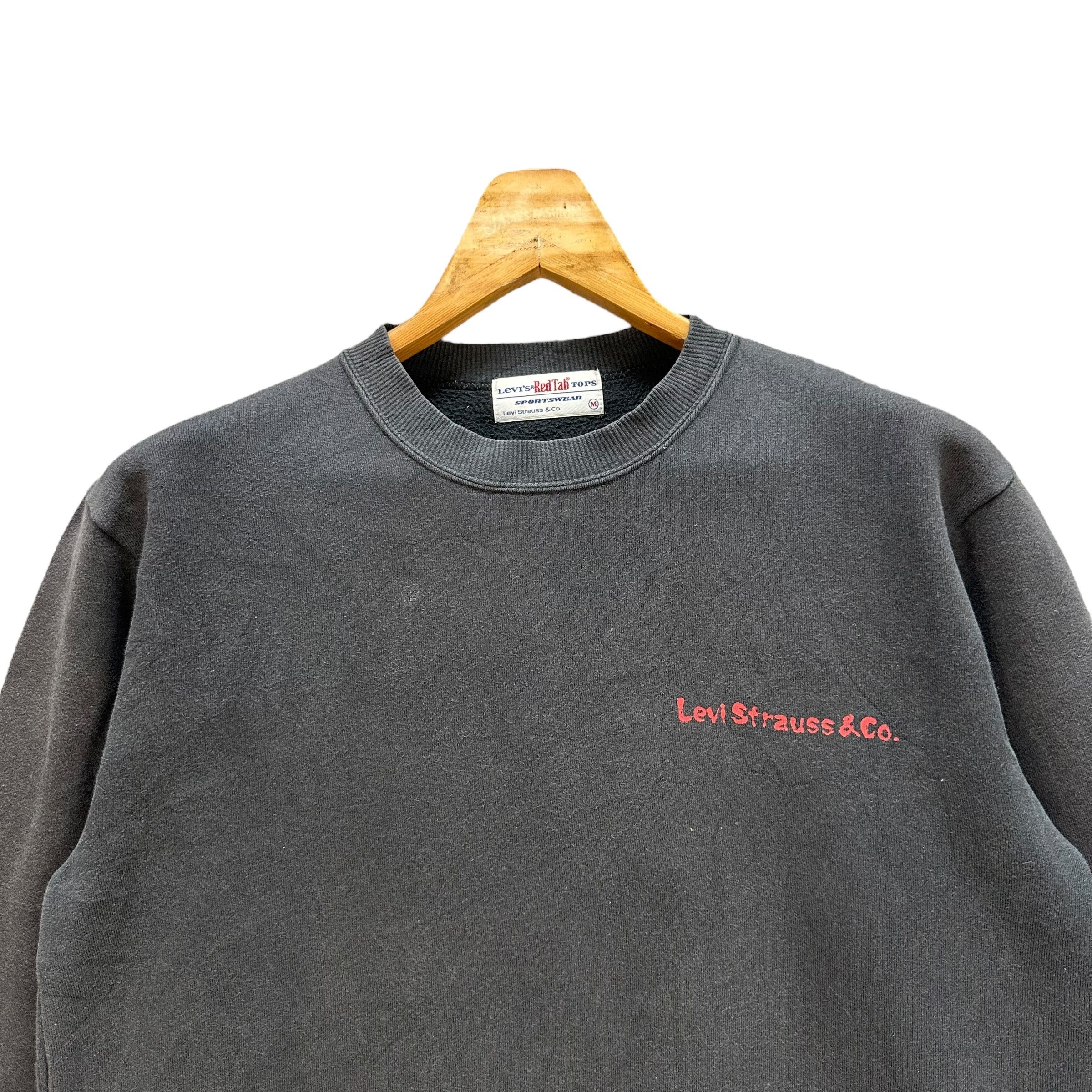 Levi's LEVIS RedTab Two Horse Big Logo Crewneck Sweatshirt #A5-0131 Size US M / EU 48-50 / 2 - 4 Thumbnail