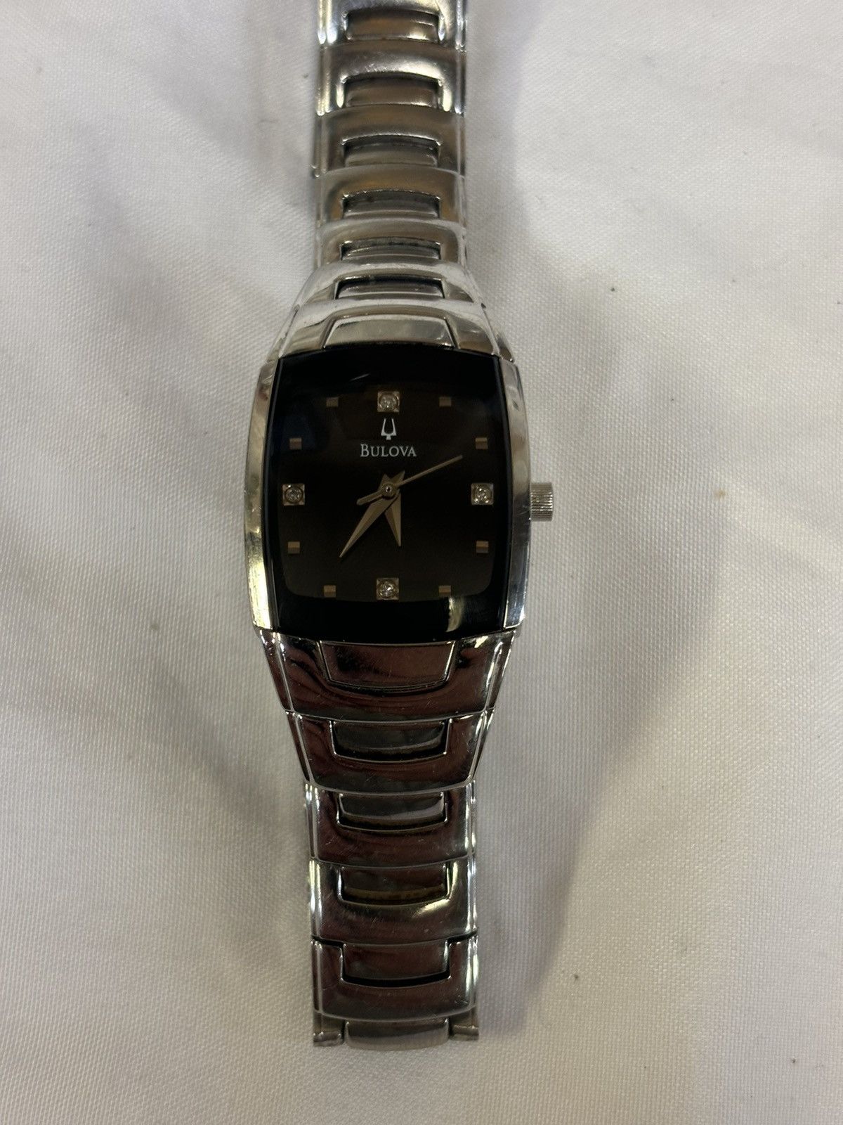 Bulova Bulova Diamond B2 Silver Tone Womens Watch! Size ONE SIZE - 8 Thumbnail