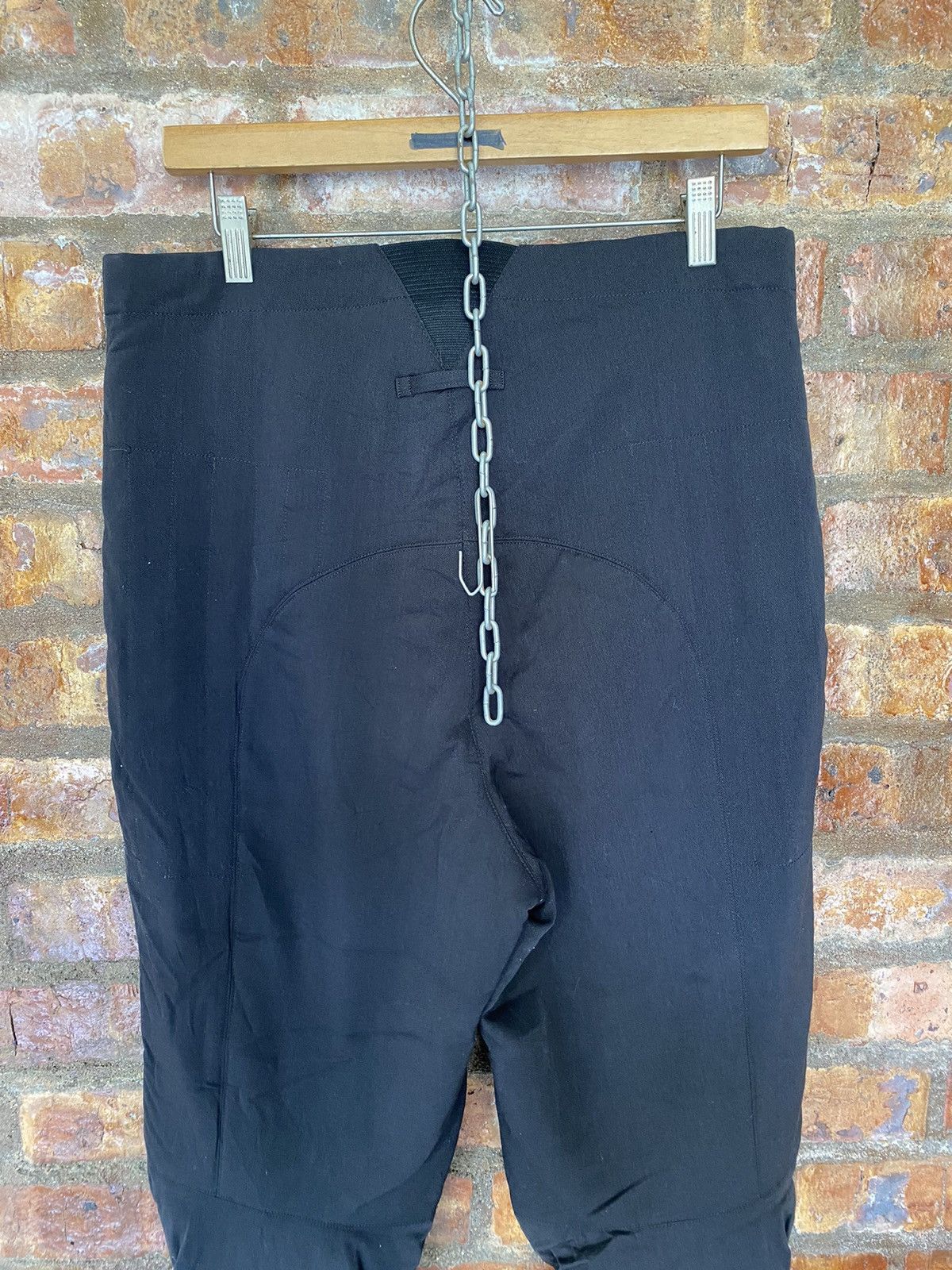 Jean Paul Gaultier AW03 JPG Homme Bondage padded Zipper rider pants Size US 34 / EU 50 - 16 Thumbnail