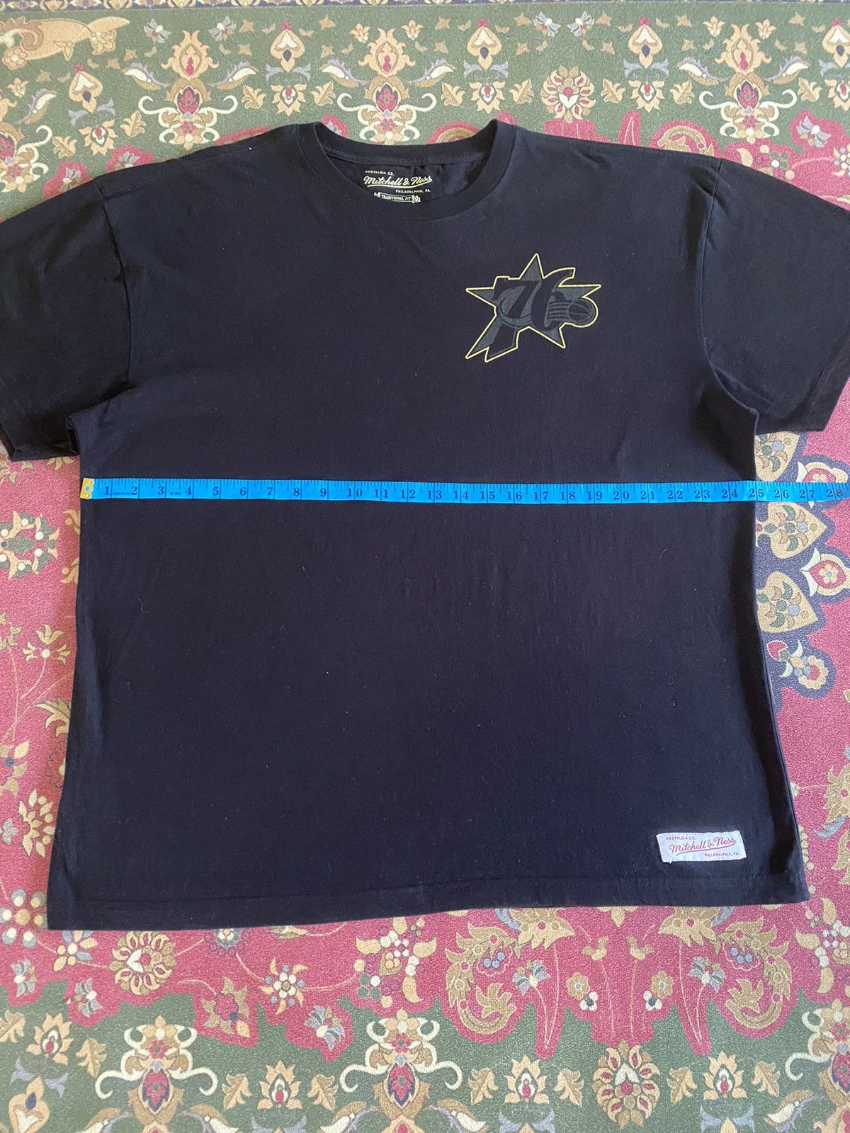Mitchell & Ness Mitchell & Ness 76 Back Side Over Print Tee Size US XXL / EU 58 / 5 - 9 Thumbnail