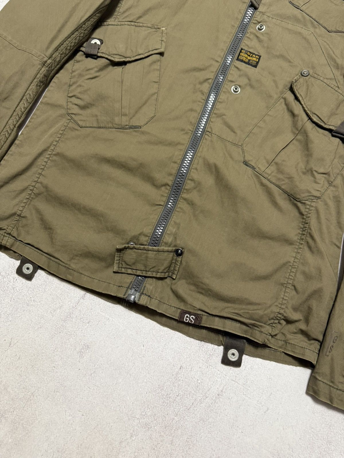 G-Star Vintage G Star Raw Jacket Multopocket Avant-Garde y2k 90s Size US L / EU 52-54 / 3 - 5 Thumbnail