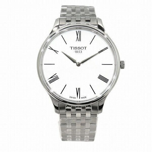 Tissot Tissot Classic Tradition 5.5 Quartz Watch T063.409.11.018.00 Metal Other T063.409.11.018.00 in White