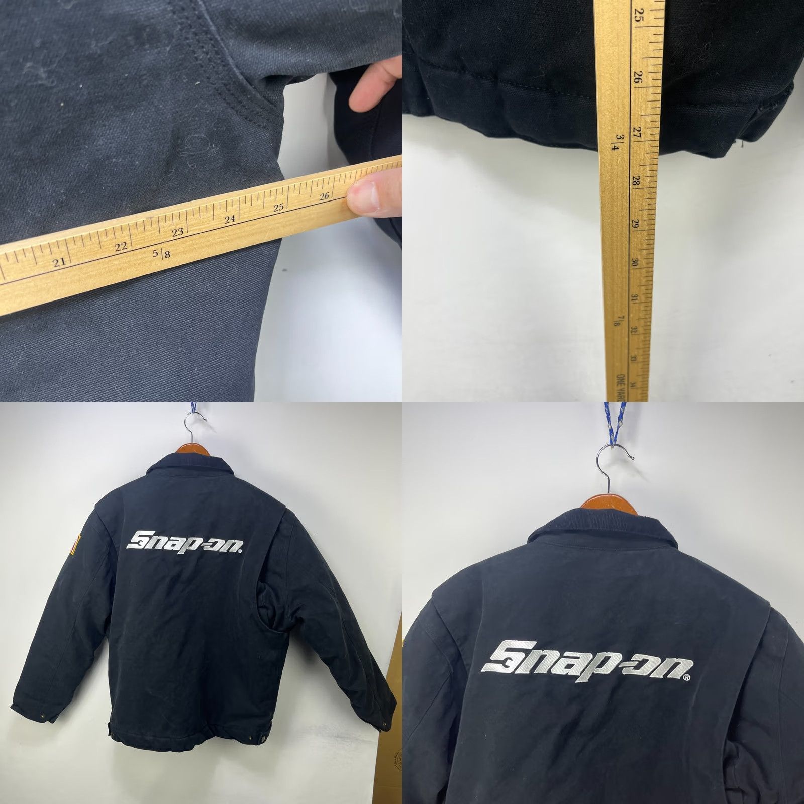 Vintage VINTAGE Snap-On Jacket USA Bomber Black L Mens United States Style Cotton Size US L / EU 52-54 / 3 - 8 Thumbnail