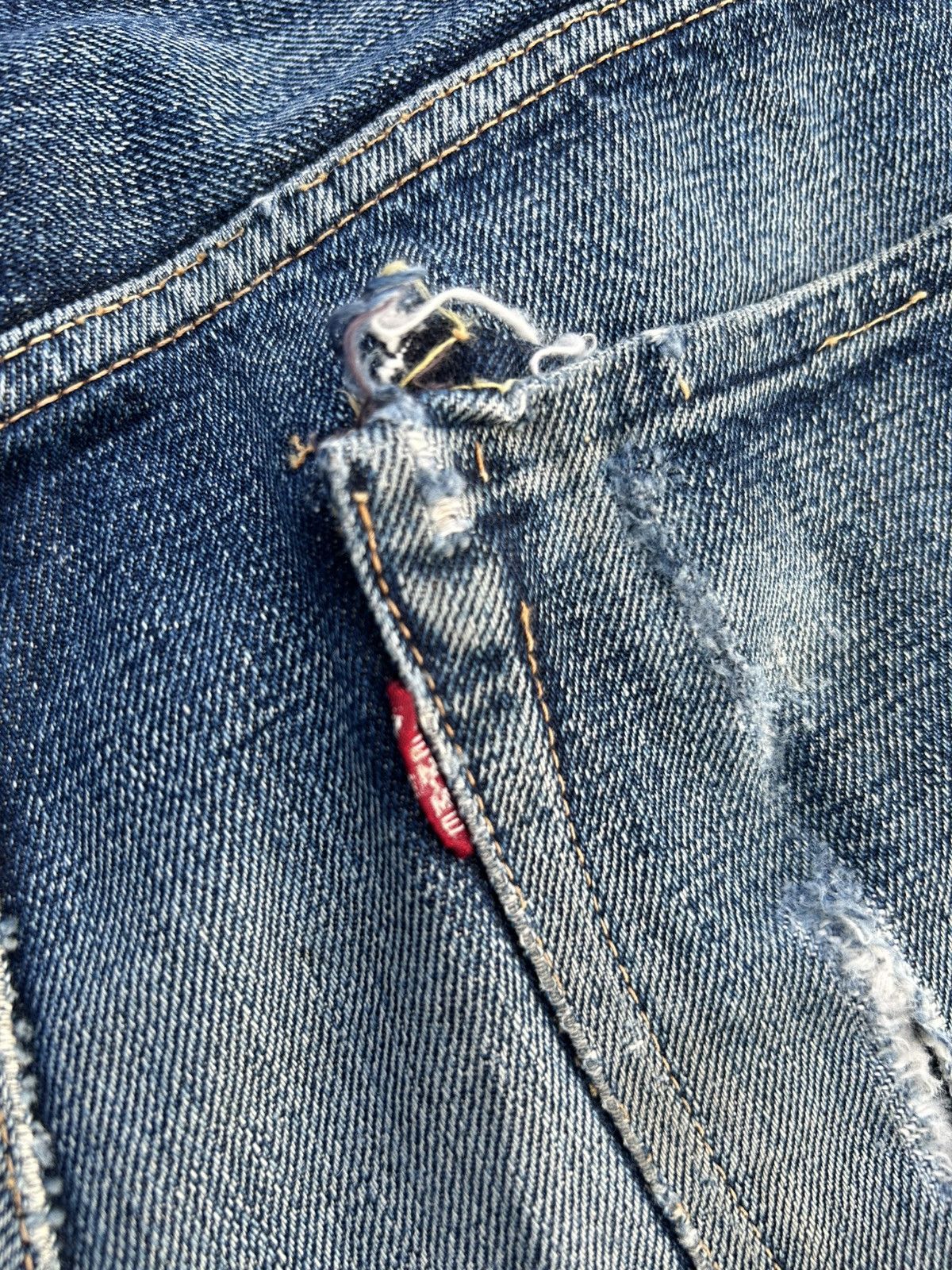 Kapital Thrashed Vintage Denime Selvedge Denim Jeans Size US 29 - 13 Thumbnail