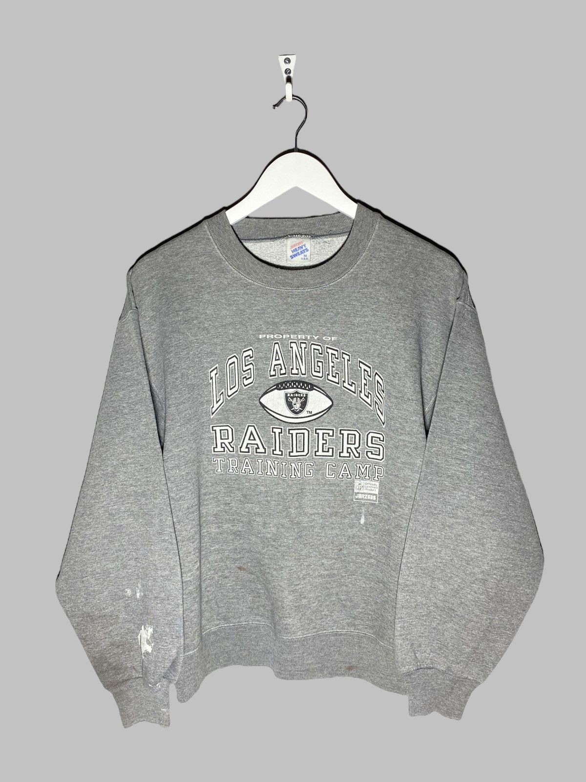 NFL × Vintage 🔥 VINTAGE 90s LOS ANGELES RAIDERS DISTRESSED SWEATSHIRT 🔥 Size US M / EU 48-50 / 2 - 1 Thumbnail