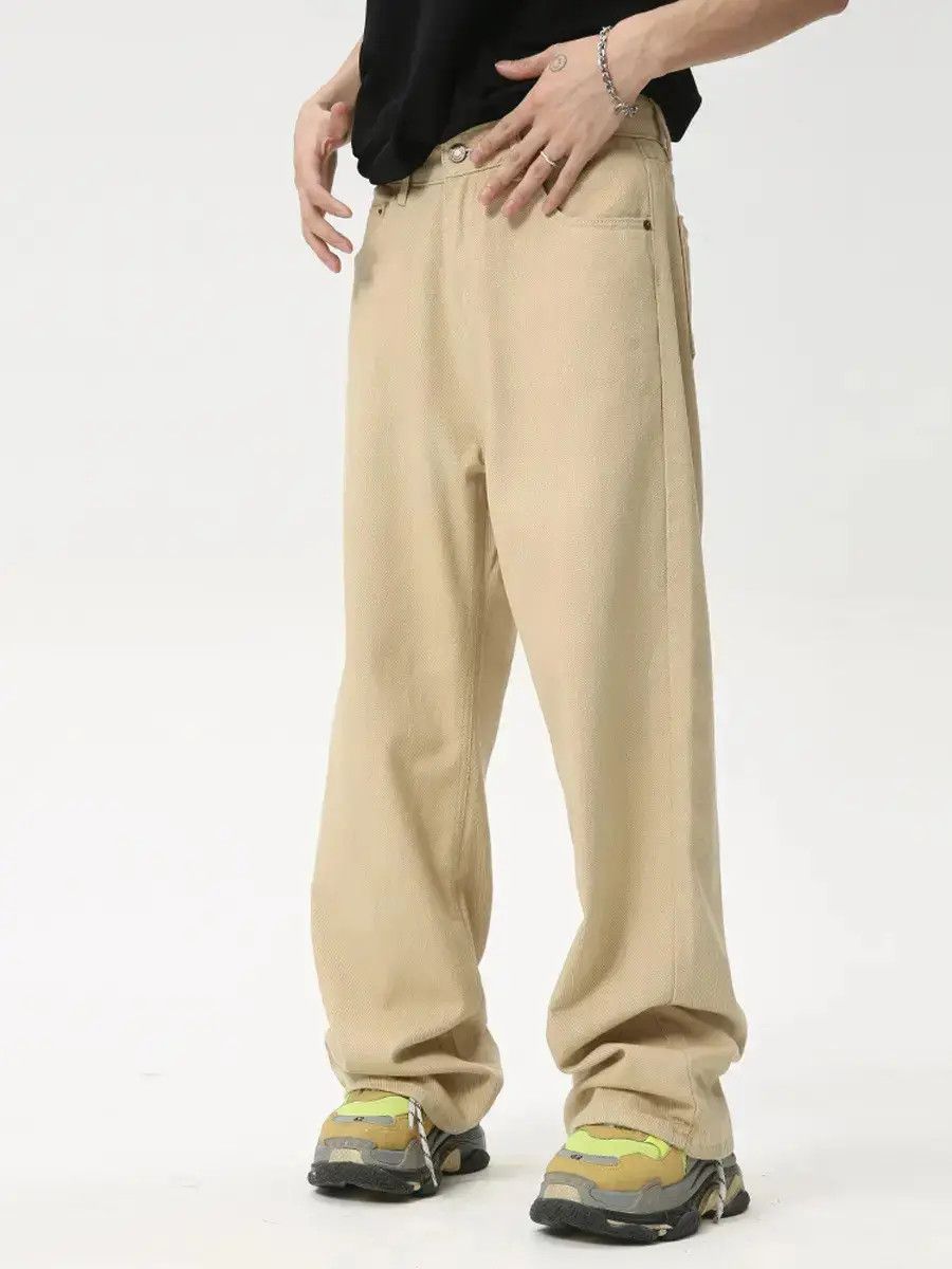 Japanese Brand Retro wide leg casual jeans Size US 32 / EU 48 - 1 Thumbnail