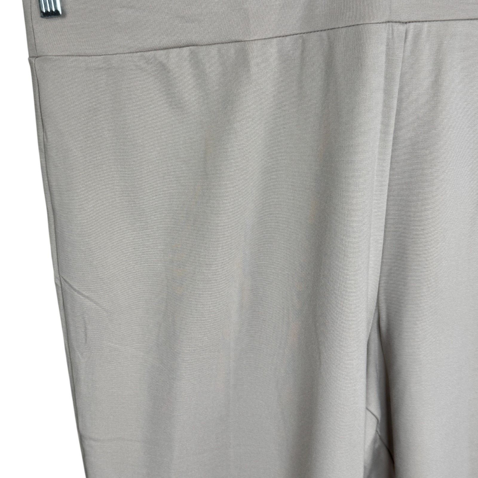Other Susan Graver Every Day Supreme Knit Slim Leg Pants Stone 3X Size 39" - 12 Thumbnail