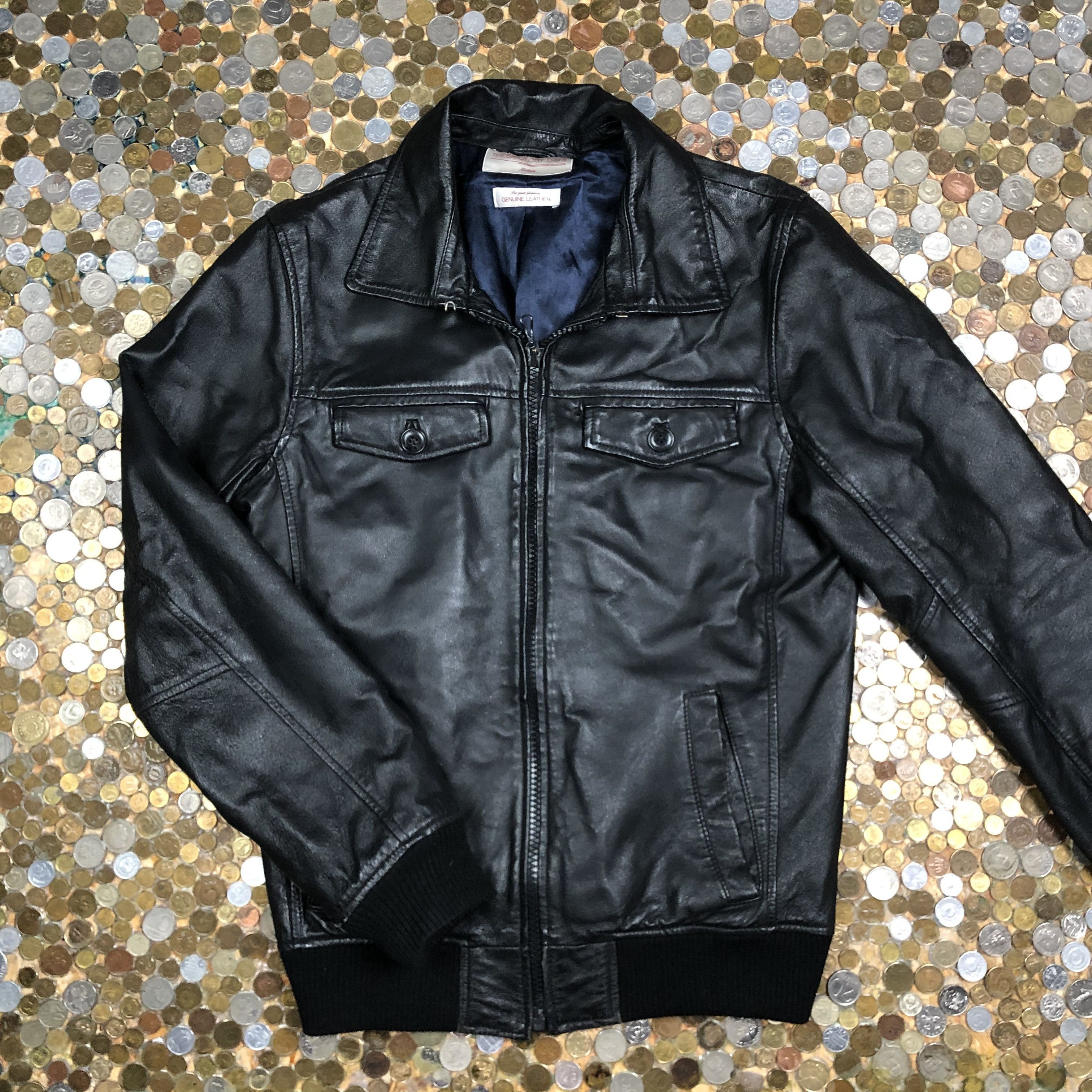 The Glory Days Vintage bomber Leather Jacket 90's
