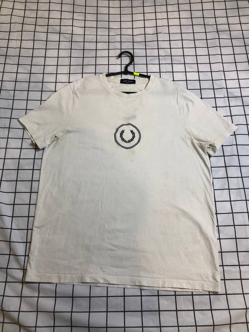 Fred Perry FRED PERRY LOGO CENTER CIRCLE BLACK WHITE tee Size US XL / EU 56 / 4 - 1 Thumbnail