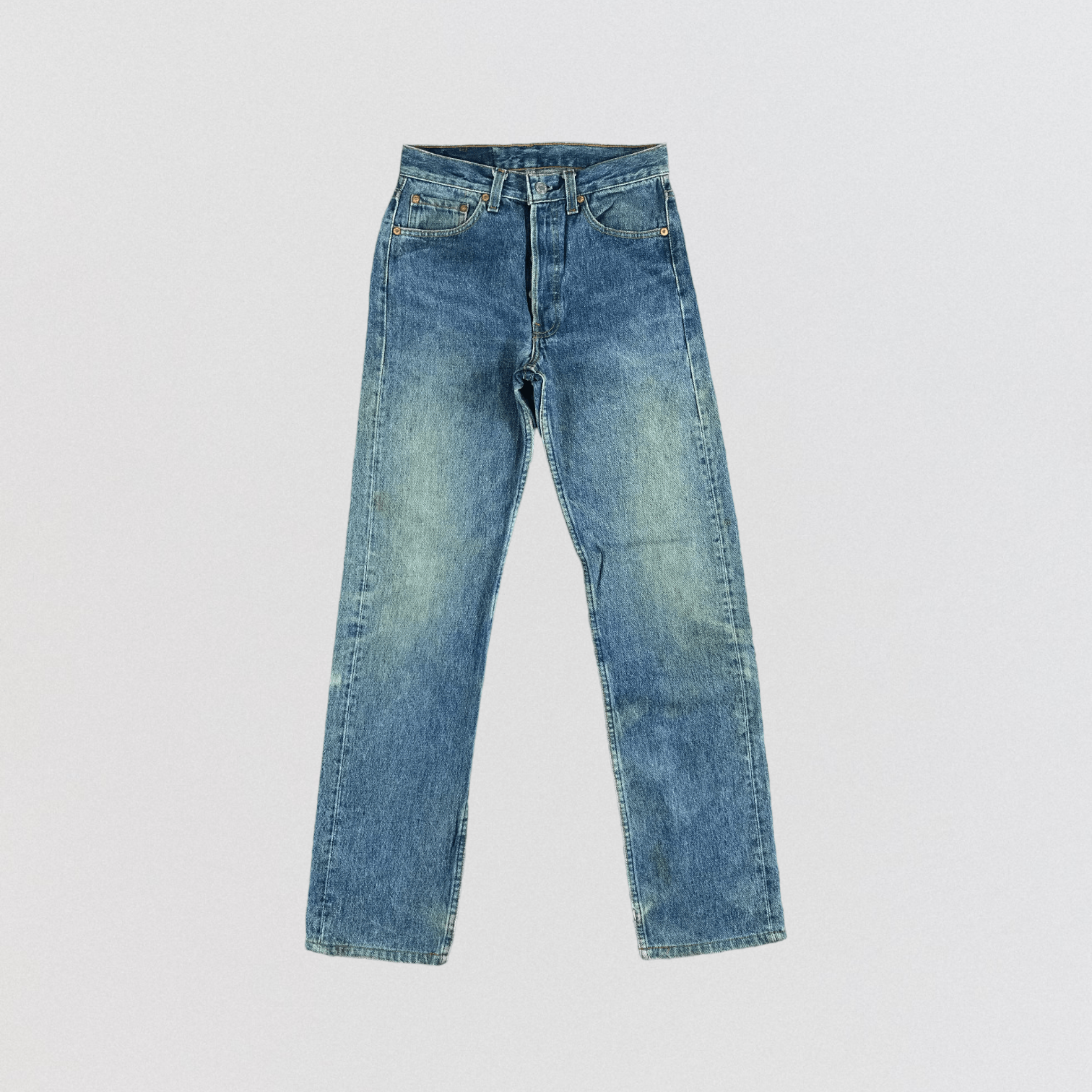 Levi's × Vintage 90s Vintage Blue Wash Levis 501 Jeans-JM2647 Size US 27 - 1 Thumbnail