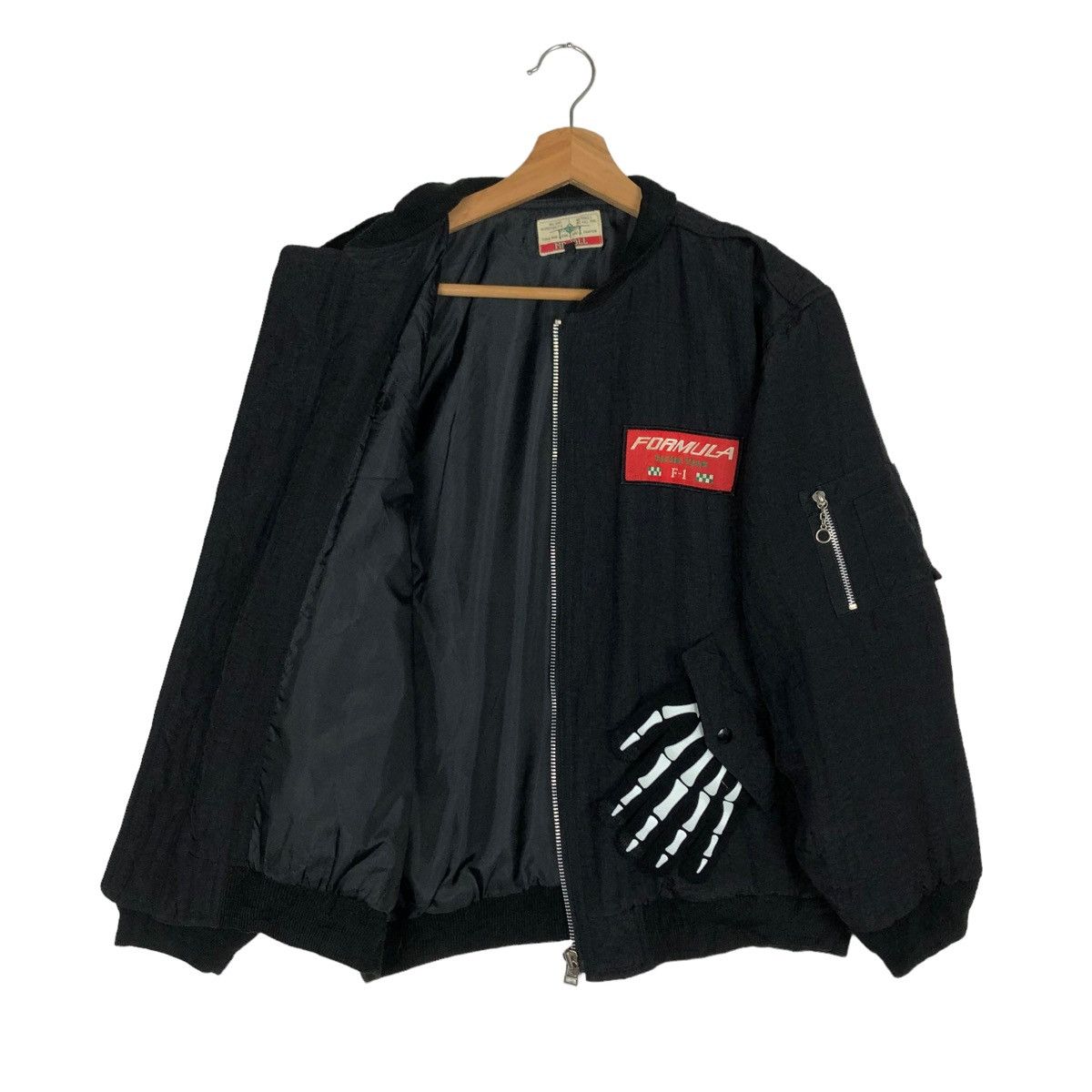 Japanese Brand 🔥90’s Riot Bomber Jacket Formula 1 Racing Ma-1 Design Size US M / EU 48-50 / 2 - 6 Thumbnail