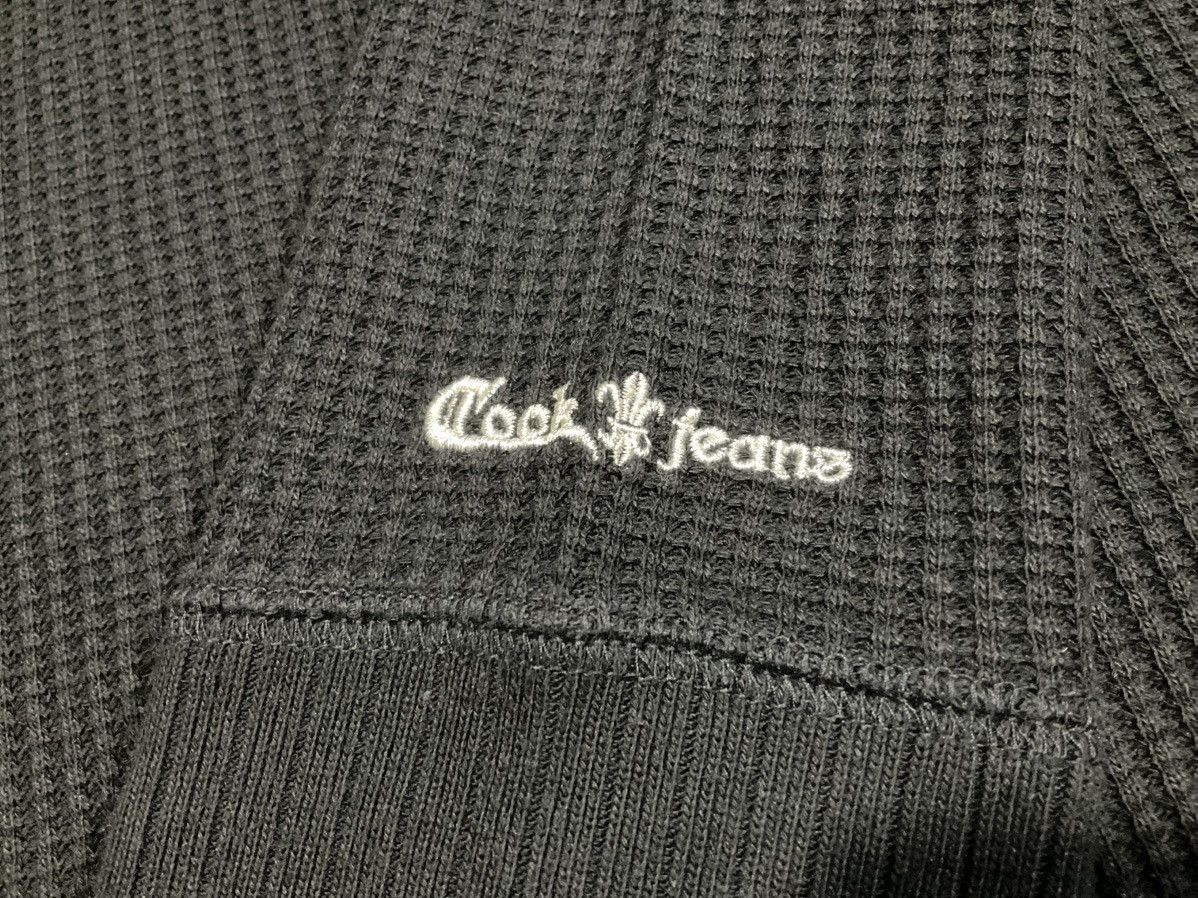 Hysteric Glamour × If Six Was Nine × Japanese Brand 🔥Y2K Archived Cook Jeans Waffle Knit Sweatshirt Goth Punk Size US L / EU 52-54 / 3 - 4 Thumbnail