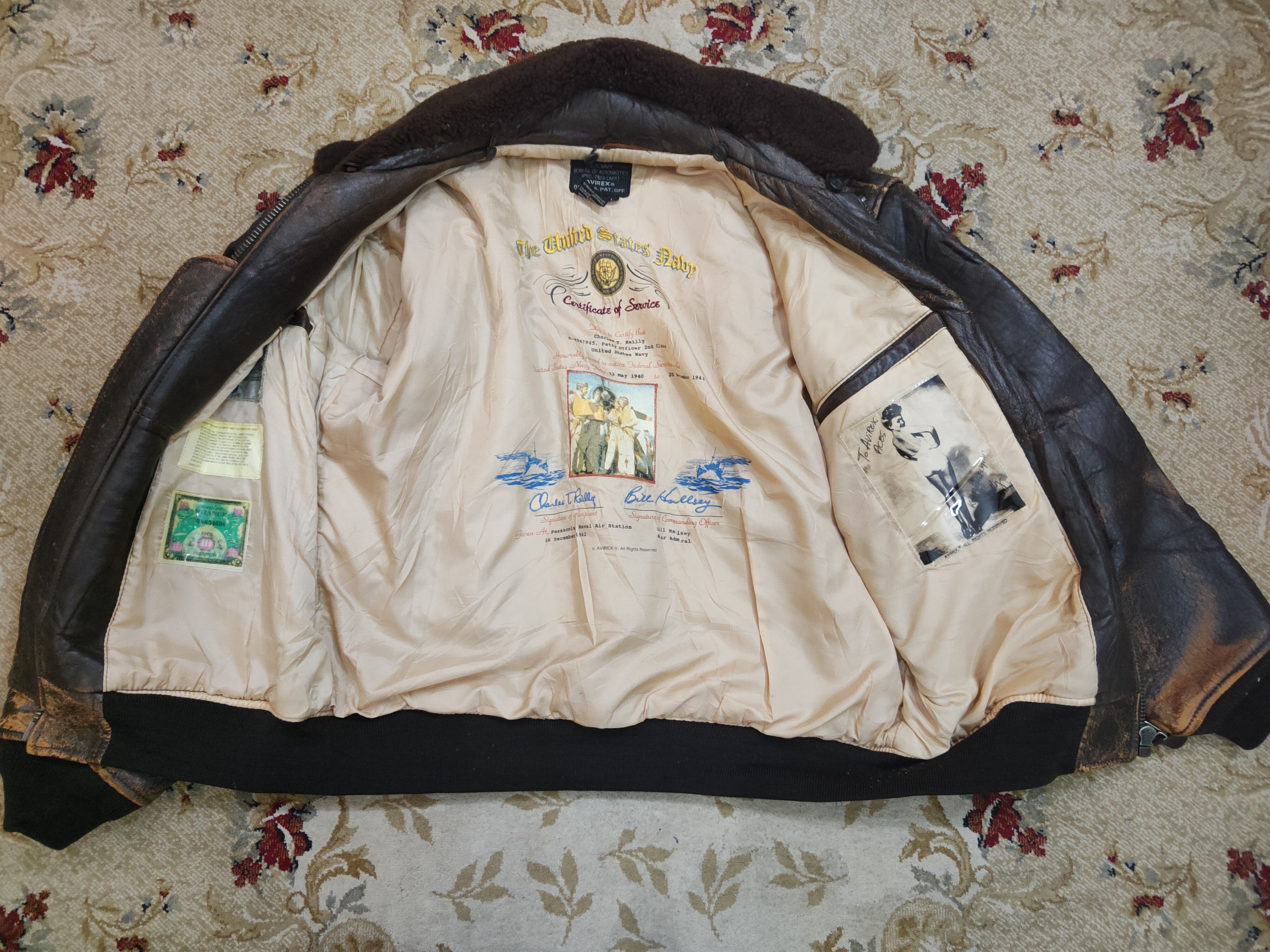 Avirex × Vintage Avirex LTD Leather Jacket Size US L / EU 52-54 / 3 - 8 Thumbnail