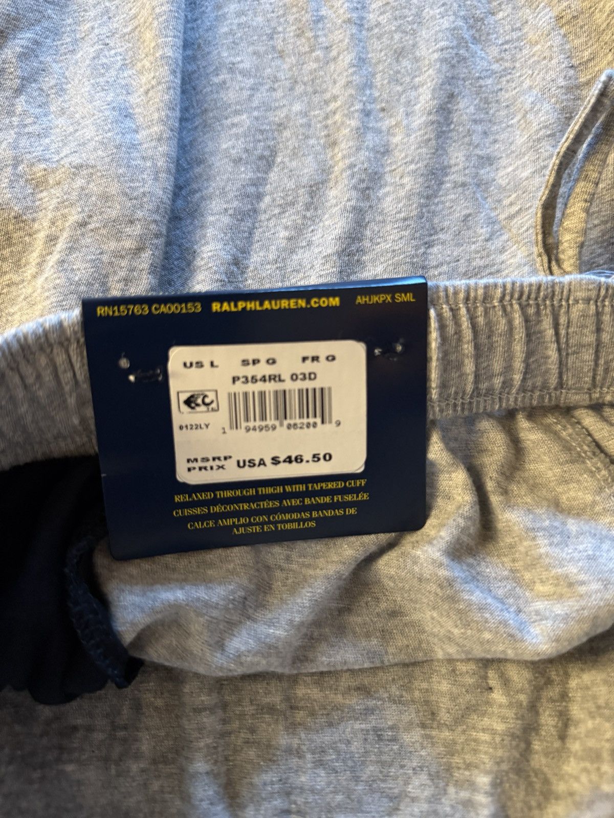 Polo Ralph Lauren Grey Polo Ralph Lauren Pajama joggers Size US 33 - 4 Thumbnail