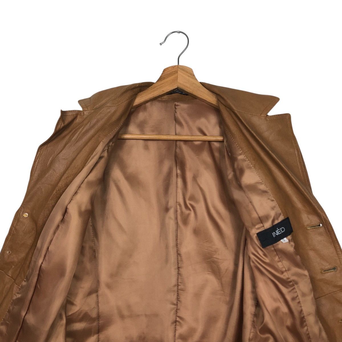 Japanese Brand 📌Vintage Cropped Button Leather Jacket Ined Yohji Yamamoto Size US M / EU 48-50 / 2 - 14 Thumbnail