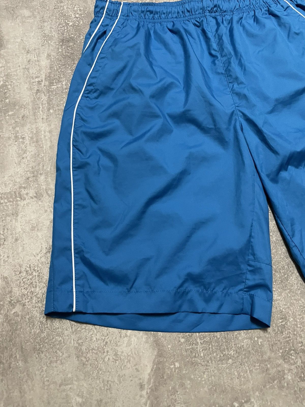 Nike × Vintage Vintage Nike Nylon Blue Shorts Drill Y2K Size US 34 / EU 50 - 3 Thumbnail