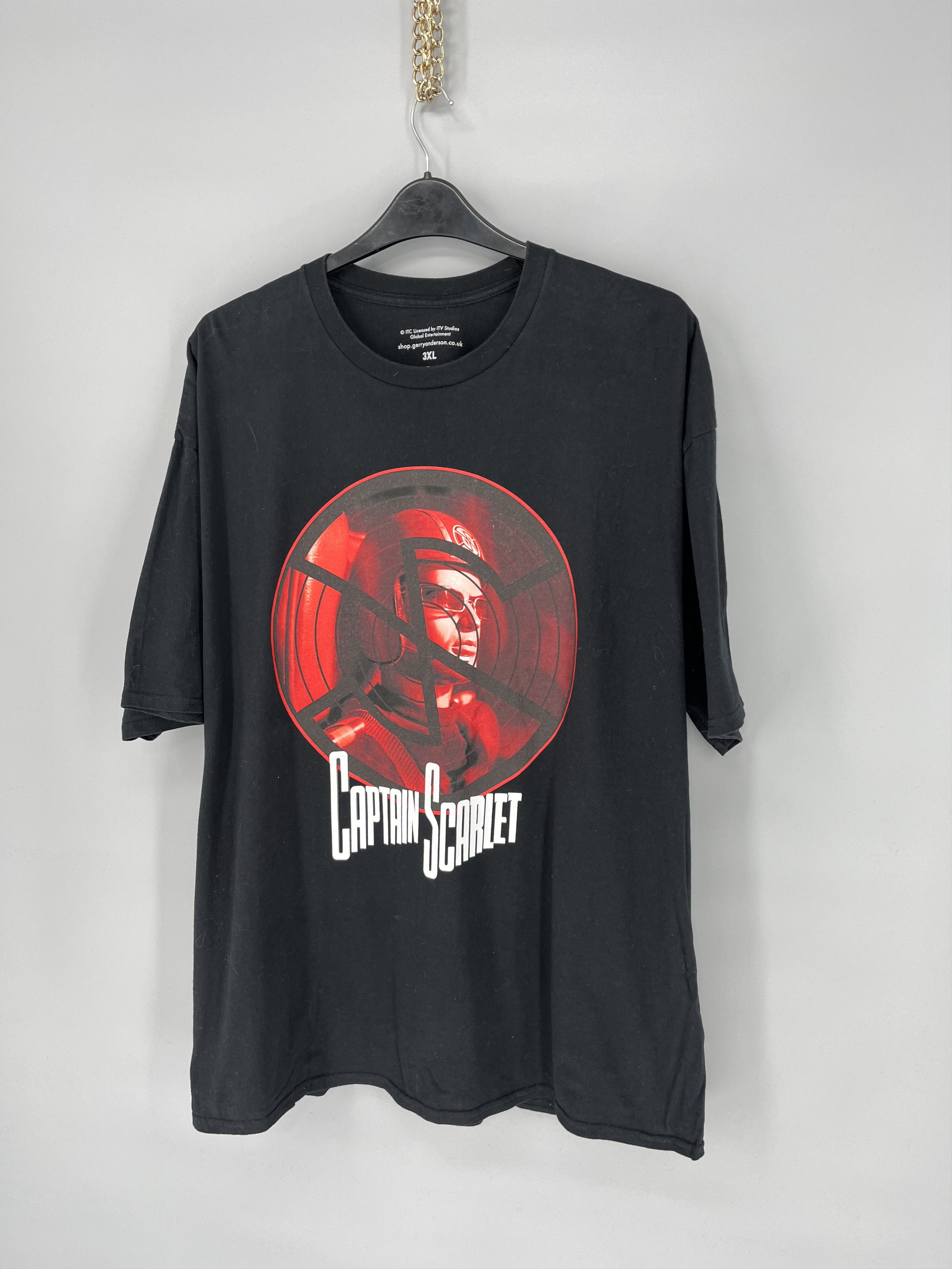 Cartoon Network Captain Scarlet Vintage Movie T-Shirt Rare Size XXXL Size US XXL / EU 58 / 5 - 3 Thumbnail