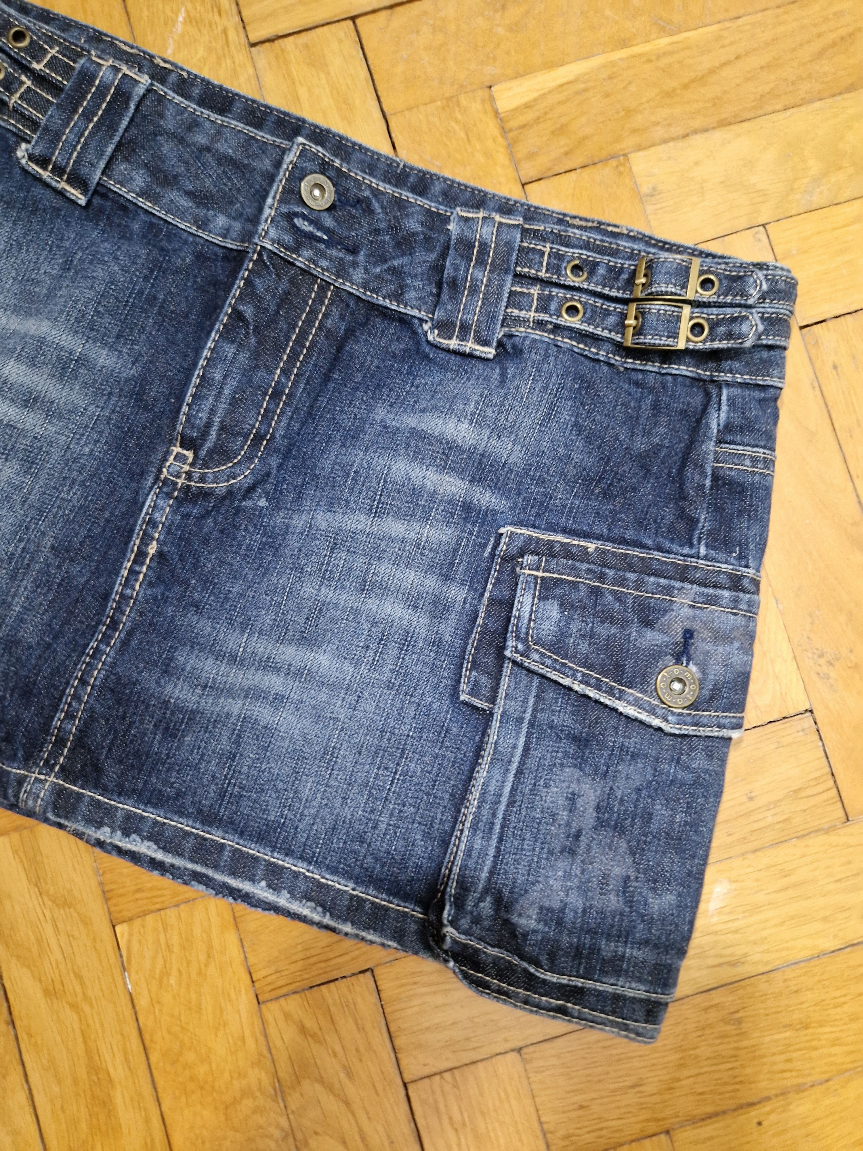 Japanese Brand × Vintage vintage y2k denim mini skirt japanese style grunge emo Size 30" / US 8 / IT 44 - 2 Thumbnail