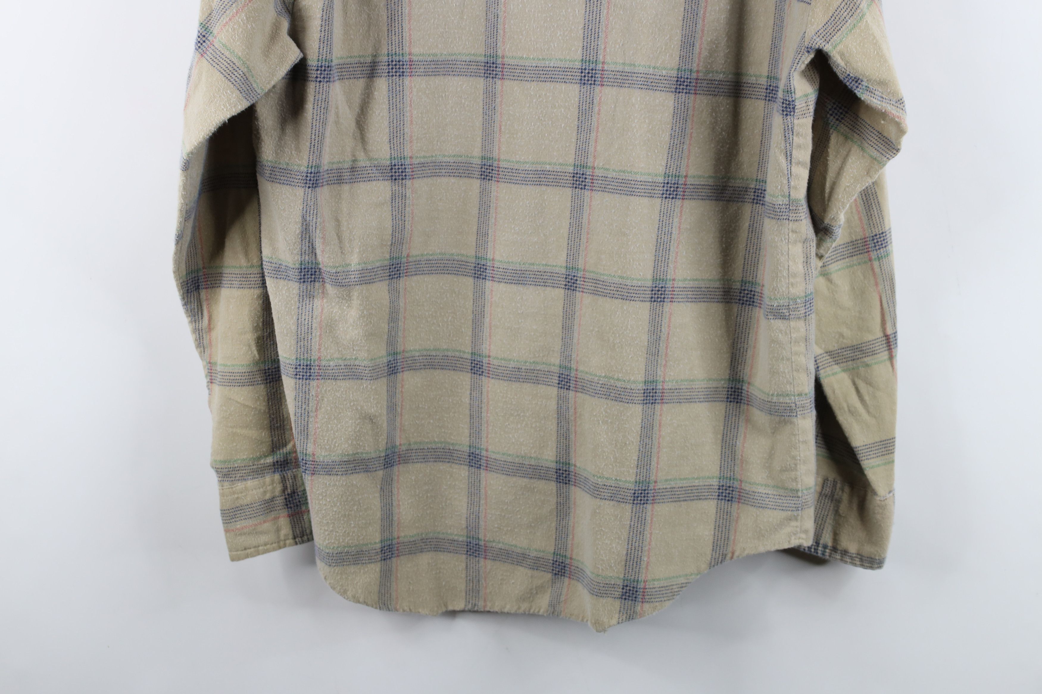 Vintage Vintage 90s Streetwear Flannel Collared Button Shirt Plaid Size US M / EU 48-50 / 2 - 12 Thumbnail