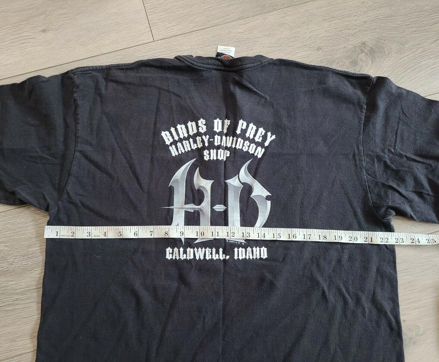 Harley Davidson Harley Davidson Shirt Extra Large Caldwell Idaho Flames Size US XL / EU 56 / 4 - 5 Thumbnail