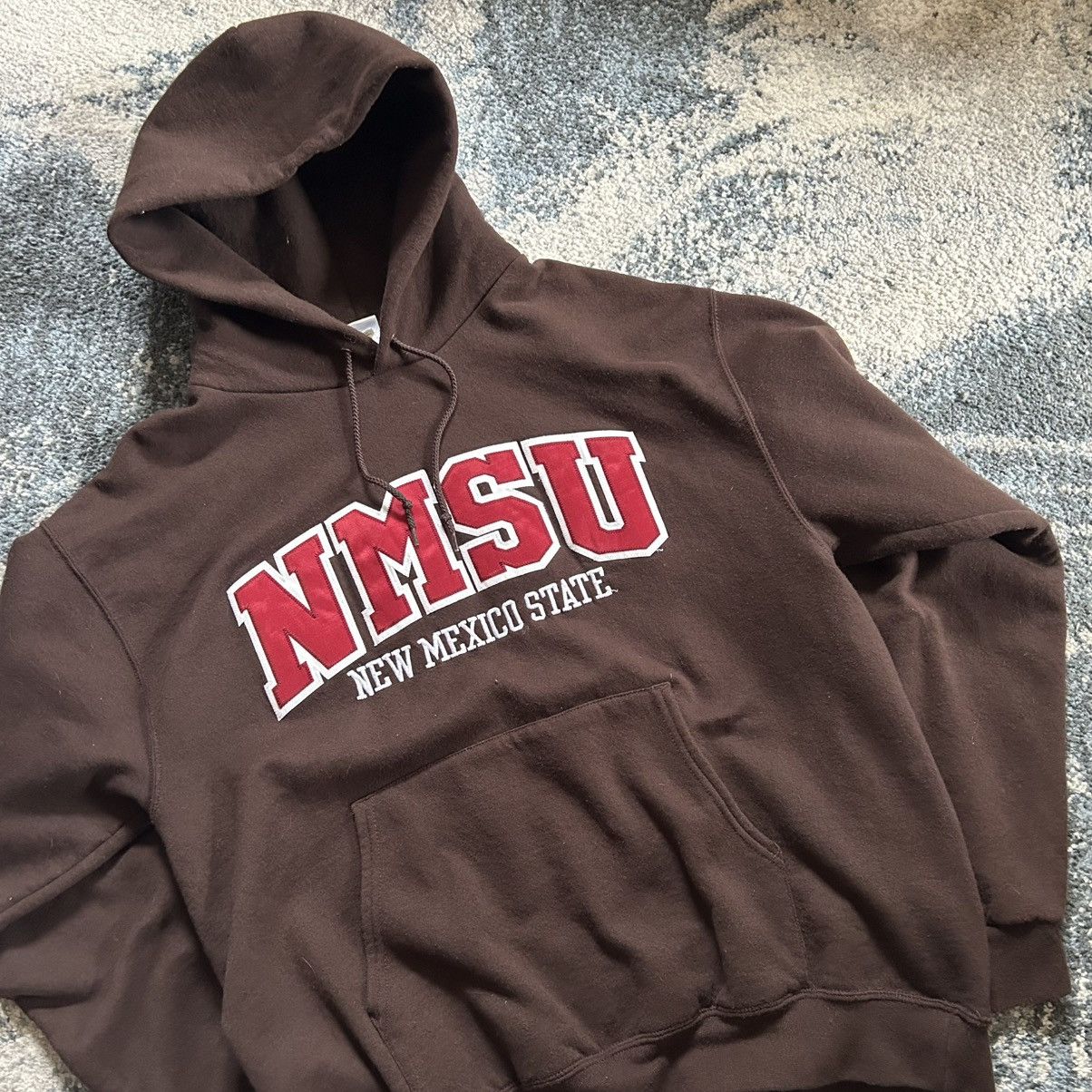 Champion NMSU BROWN BURGUNDY CREAM TACKLE TWiLL REVERSE WEAVE HOODiE Size US L / EU 52-54 / 3 - 22 Thumbnail