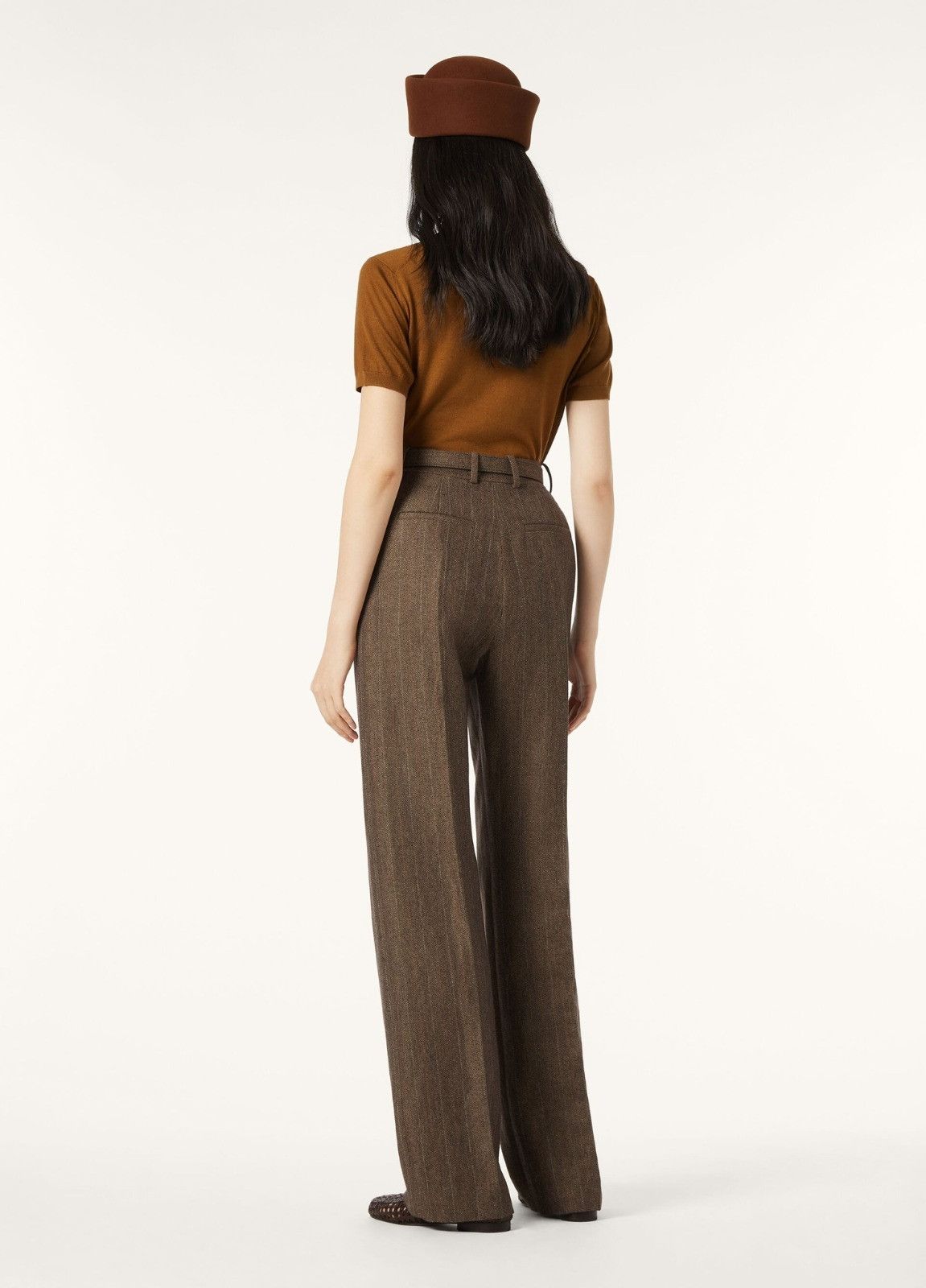 Loro Piana o1srvl11e0526 FAO9854 Short Sleeve Crewneck Sweater Brown Size XS / US 0-2 / IT 36-38 - 5 Thumbnail